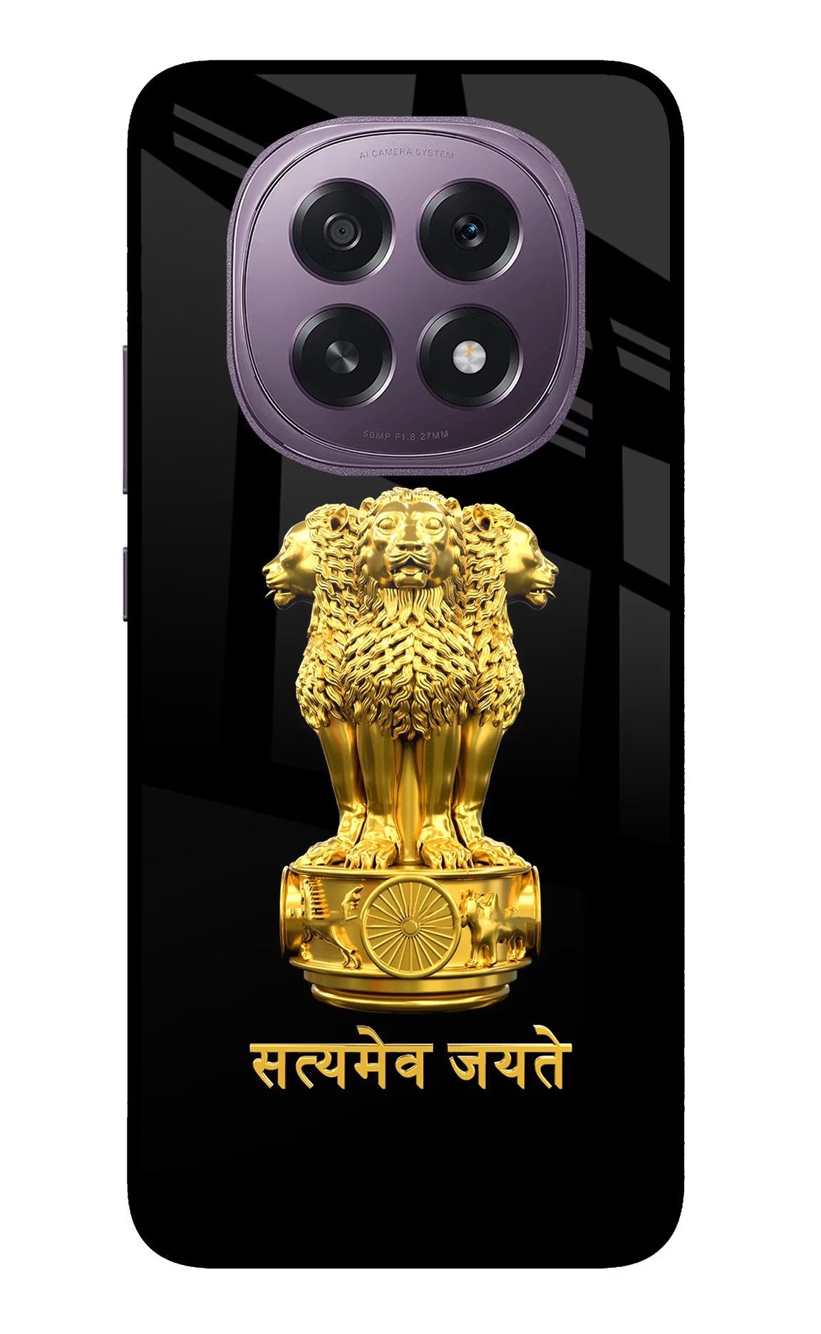 Satyamev Jayate Golden Oppo F29 5G Back Cover