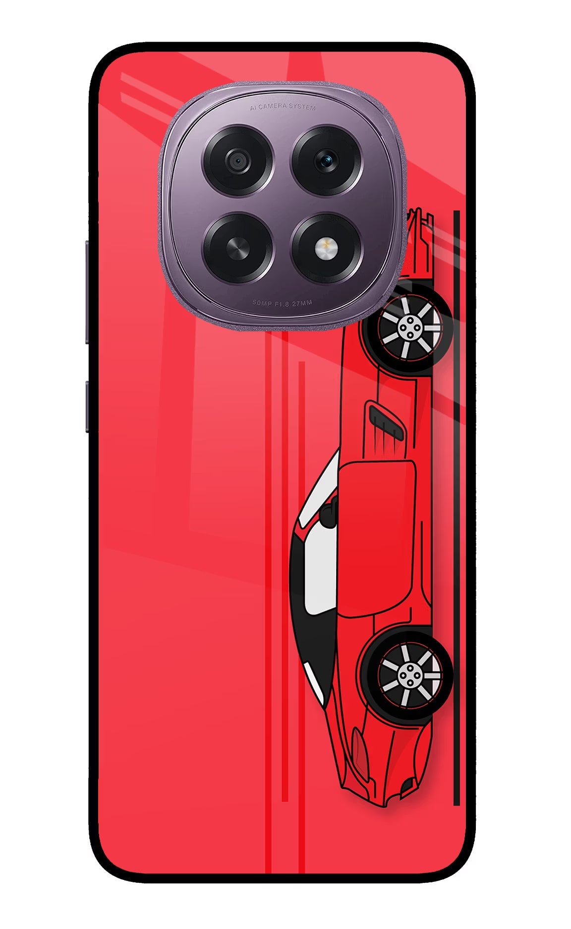 Red Velocity Oppo F29 5G Back Cover