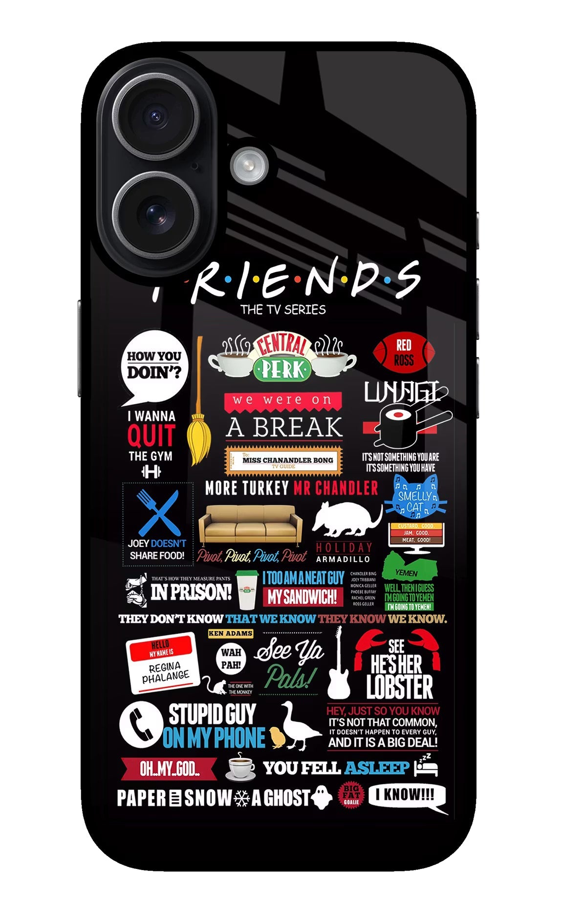 FRIENDS iPhone 17 Glass Case