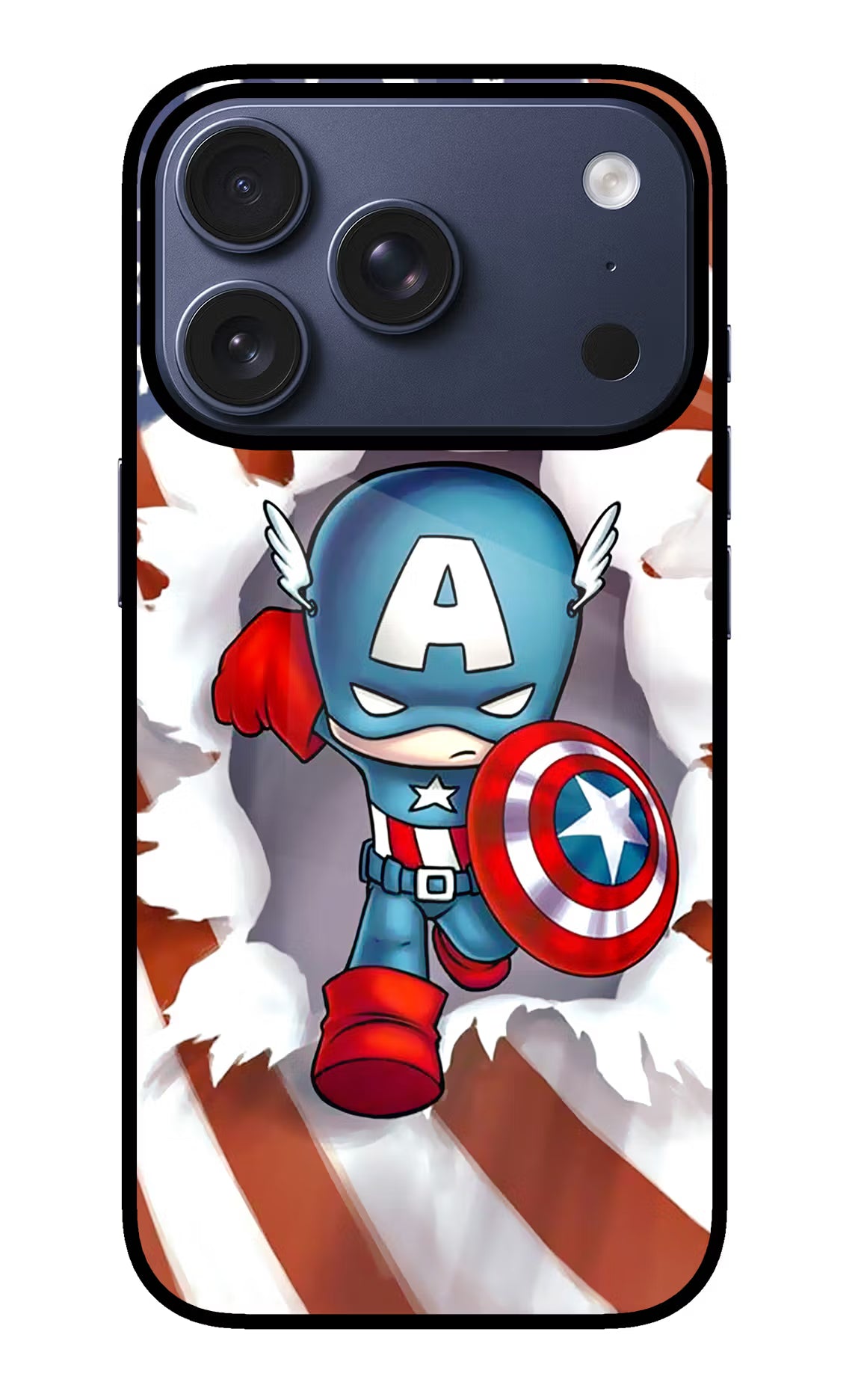 Captain America iPhone 17 Pro Back Cover