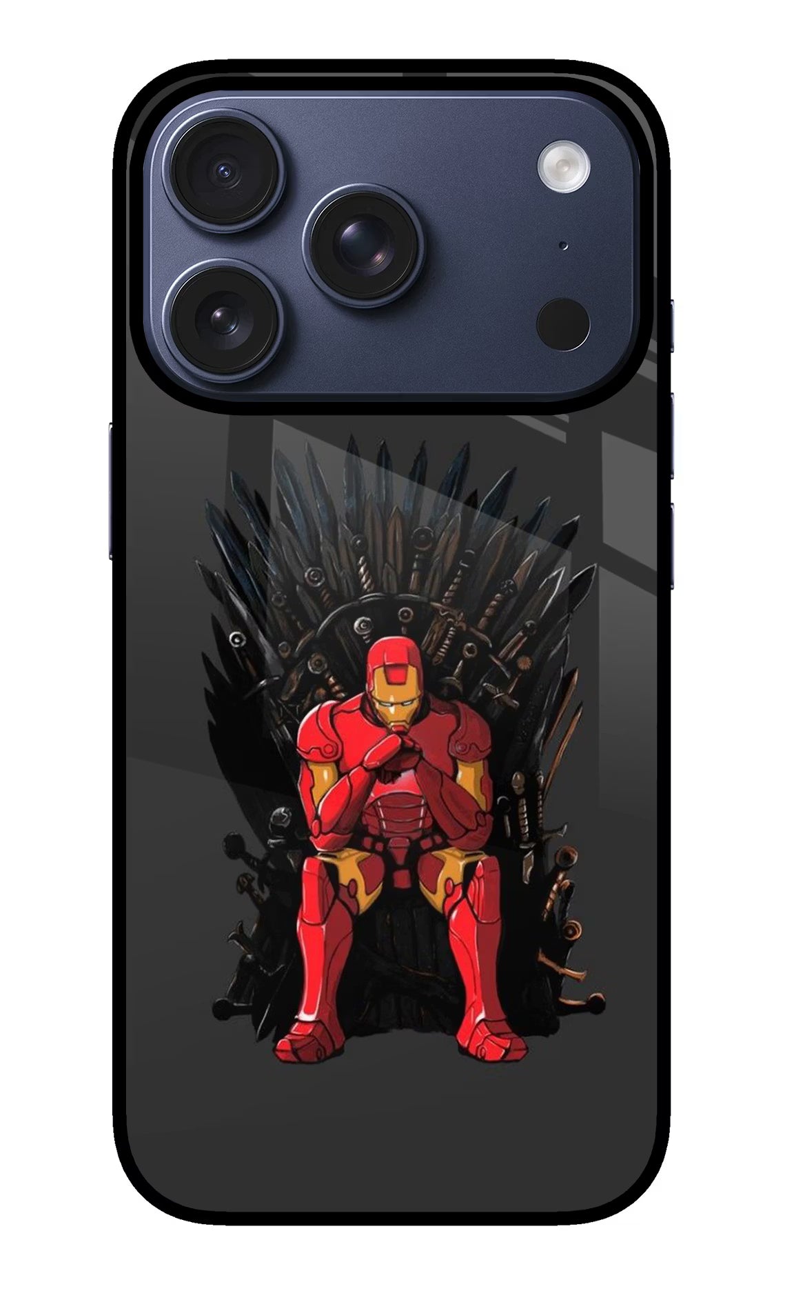 Ironman Throne iPhone 17 Pro Back Cover