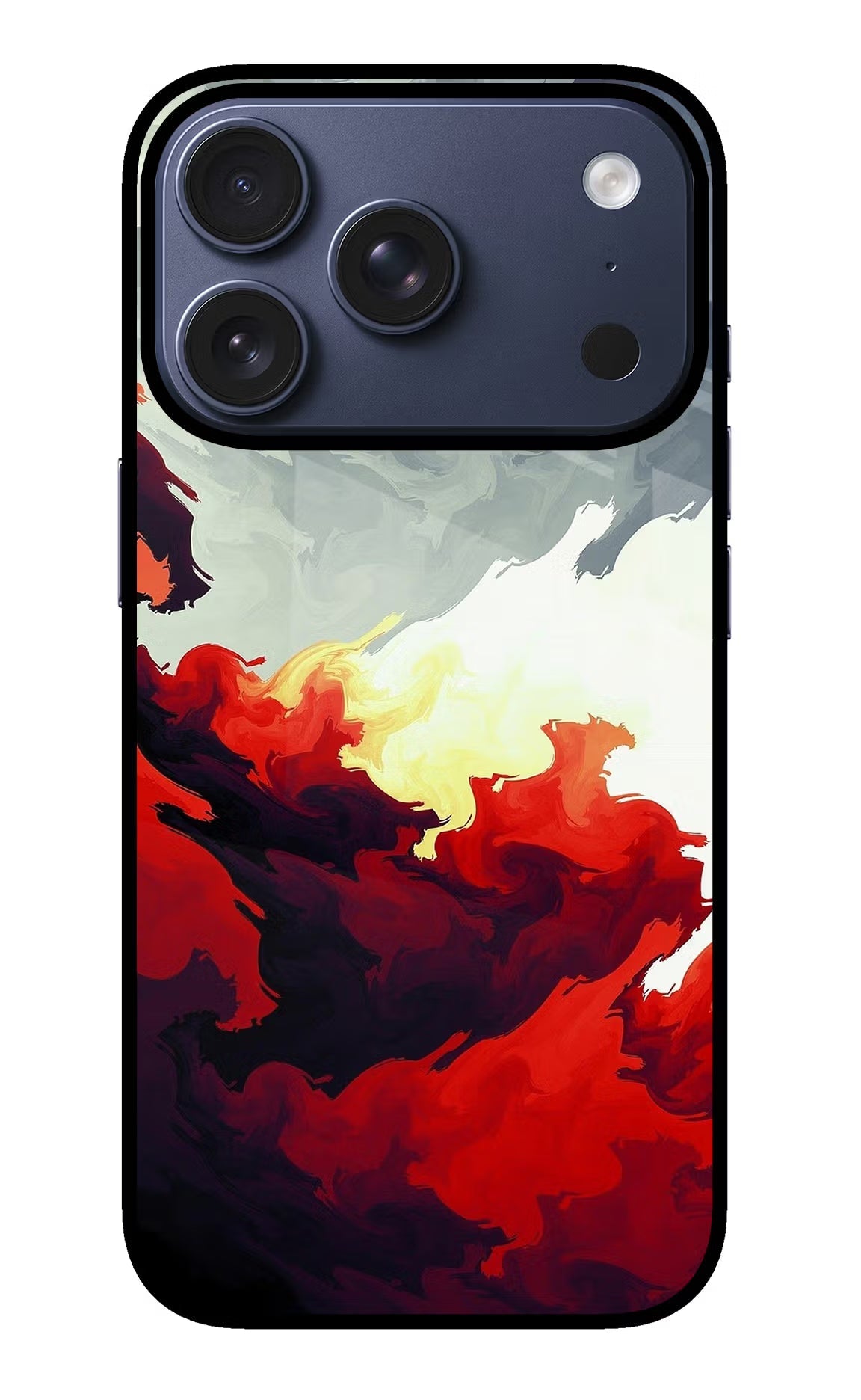 Fire Cloud iPhone 17 Pro Back Cover