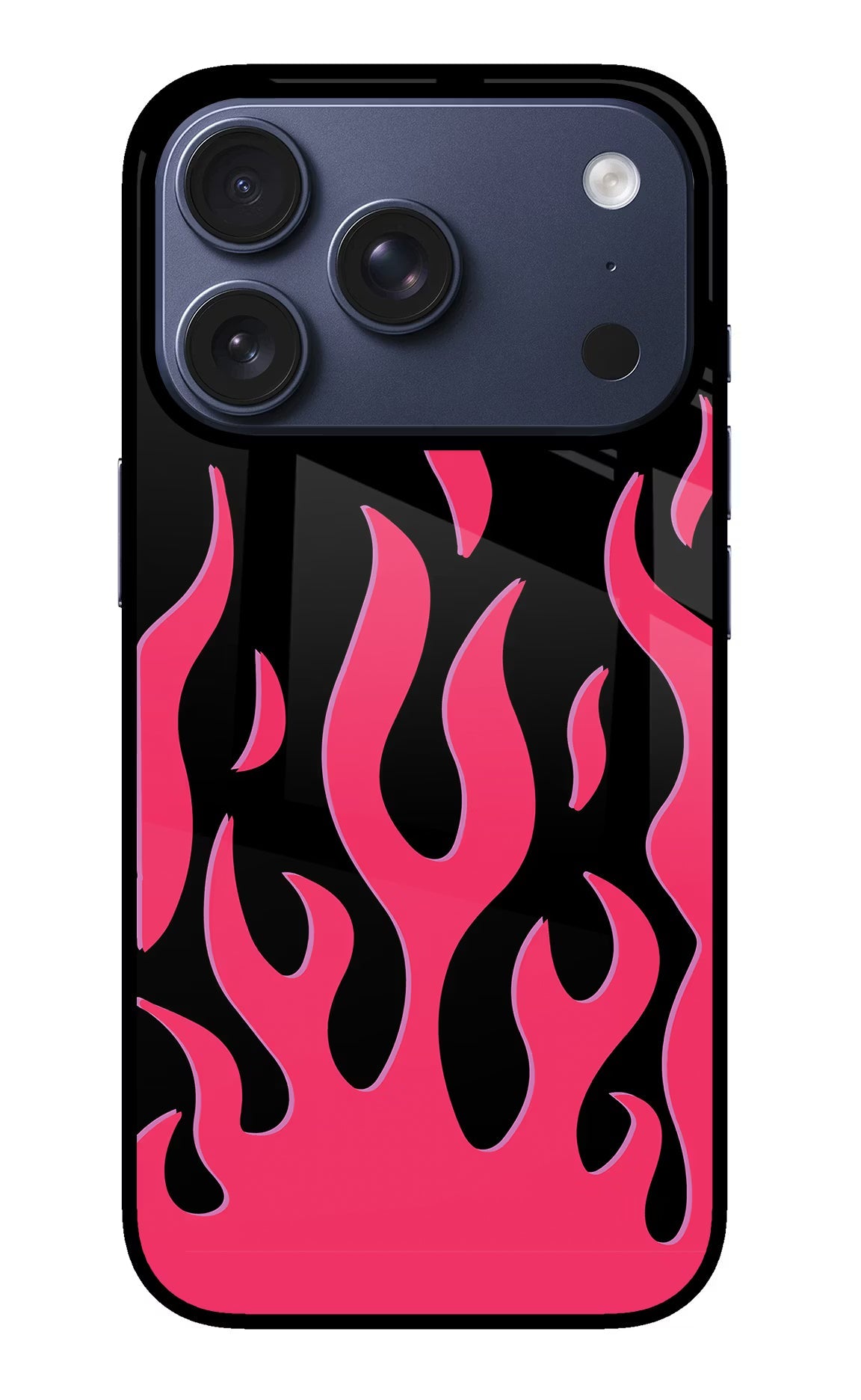 Fire Flames iPhone 17 Pro Back Cover
