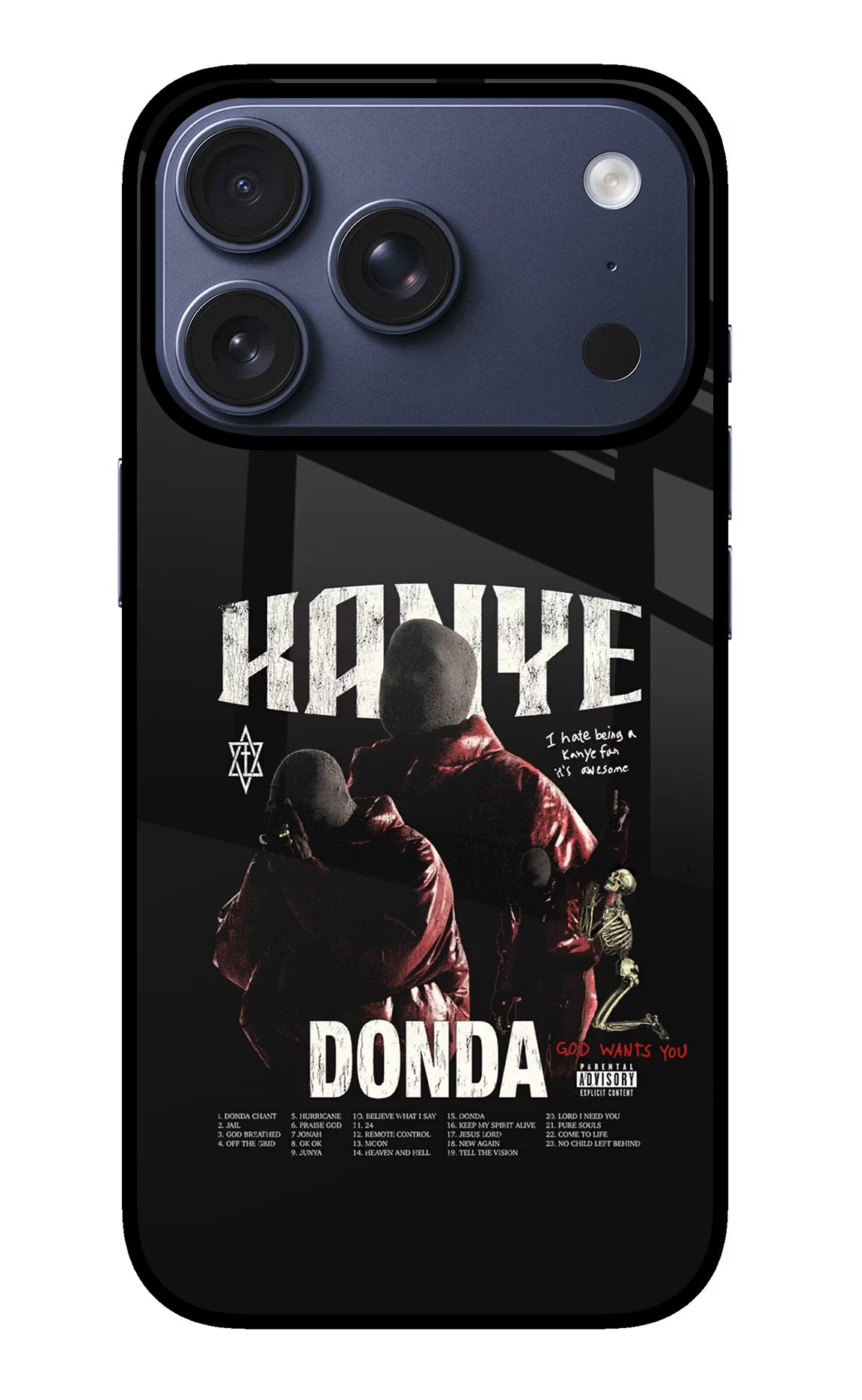 Donda Kanye West iPhone 17 Pro Back Cover