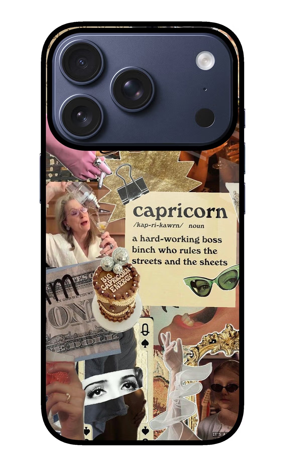 Capricorn Zodiac iPhone 17 Pro Back Cover