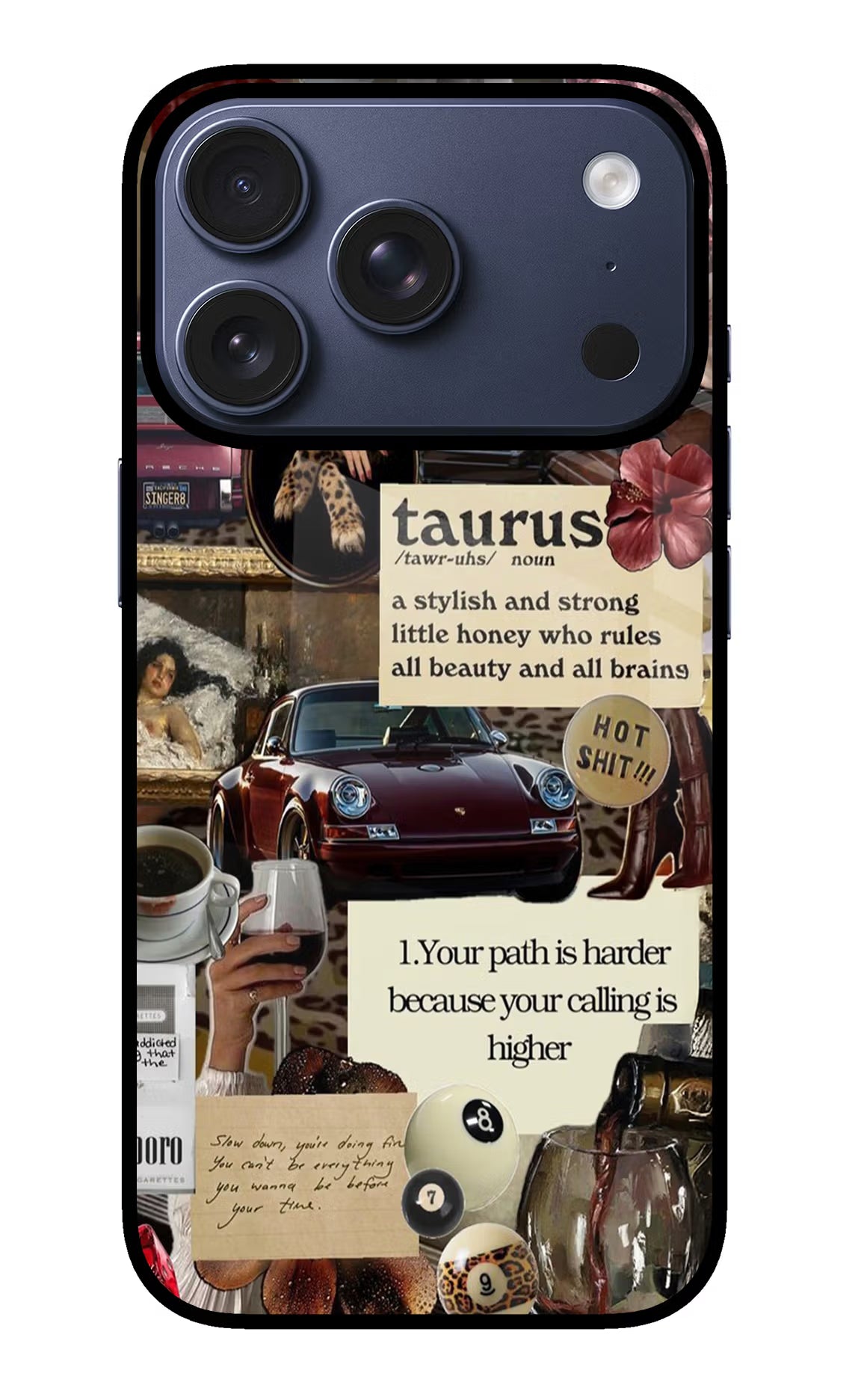 Taurus Zodiac iPhone 17 Pro Back Cover