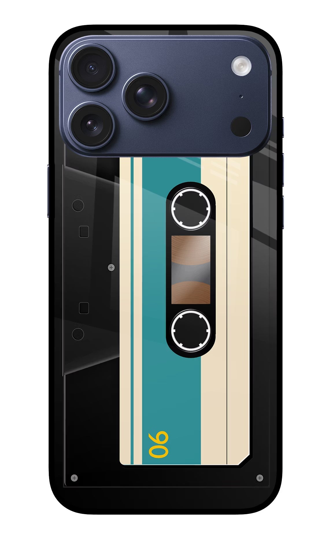 Cassette iPhone 17 Pro Max Glass Case