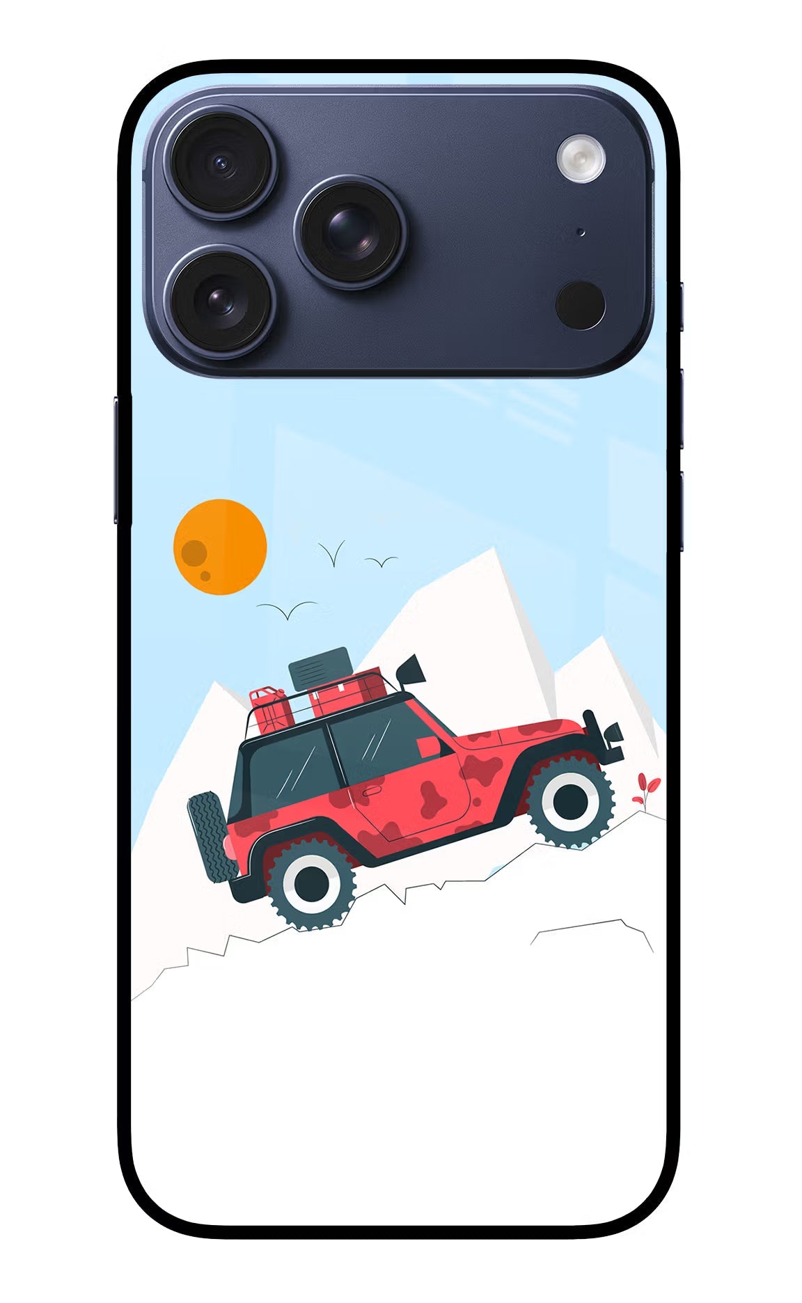 Mountain Trail Beast iPhone 17 Pro Max Glass Case