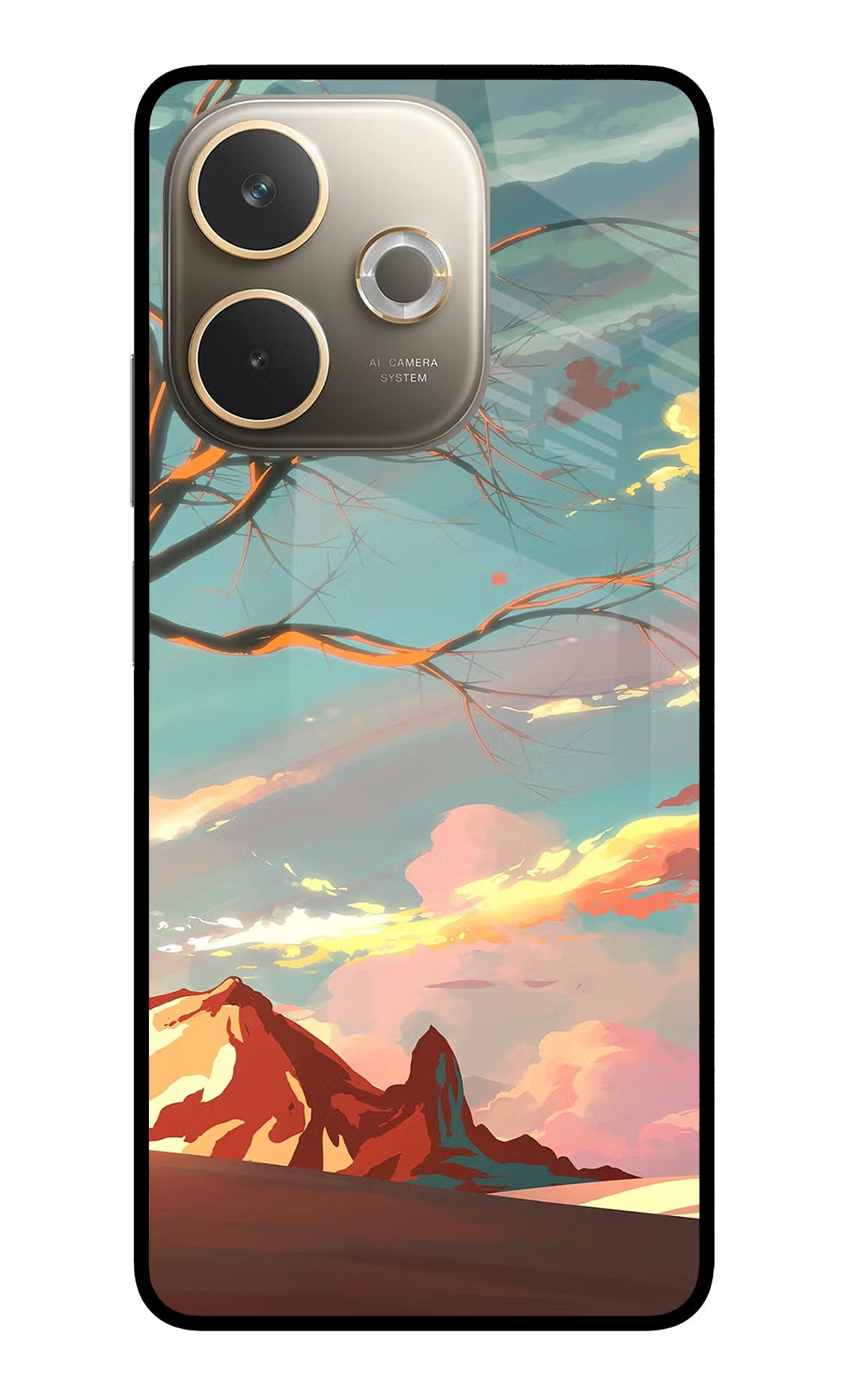 Scenery Oppo A5 Pro 5G Glass Case