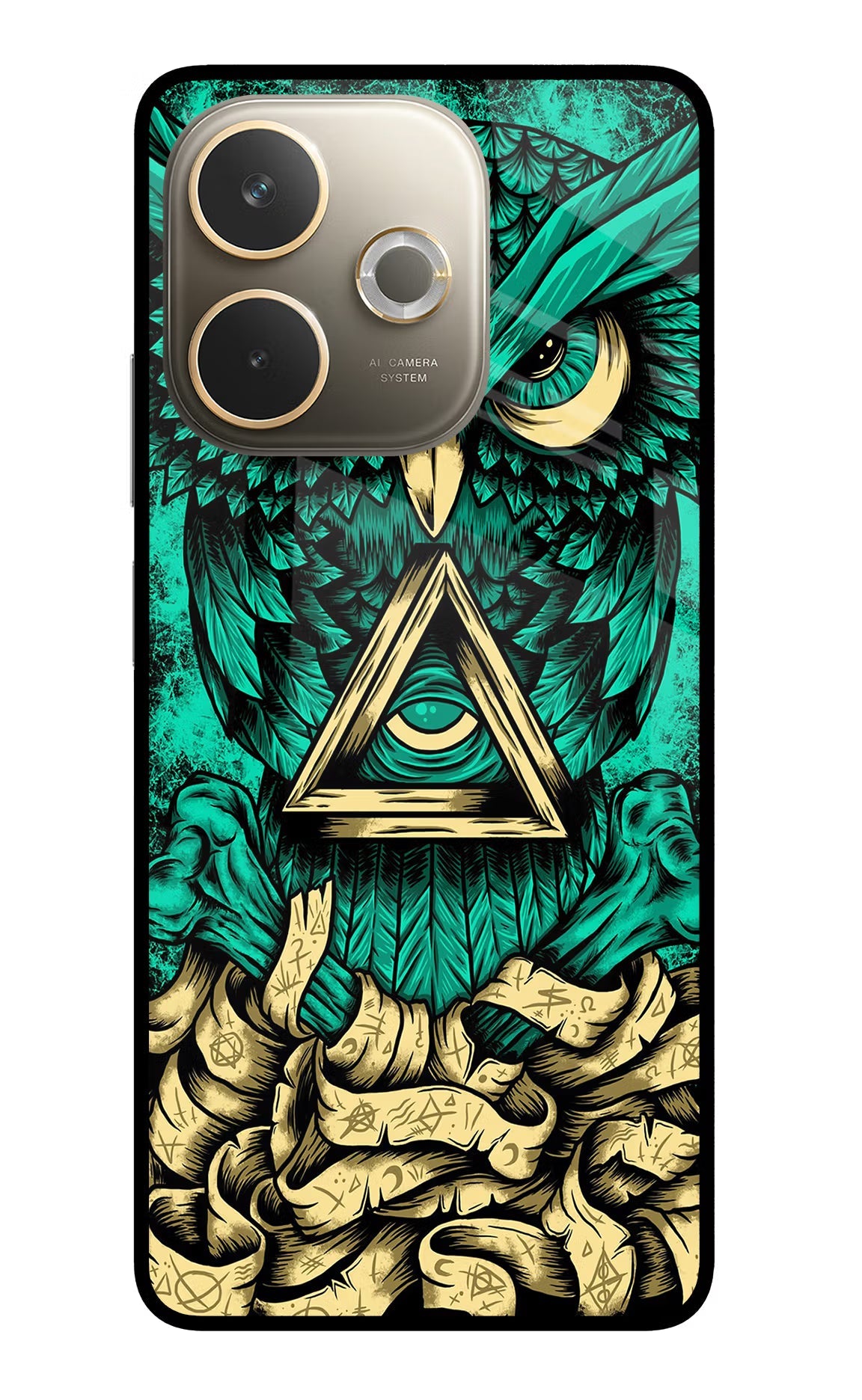 Green Owl Oppo A5 Pro 5G Glass Case
