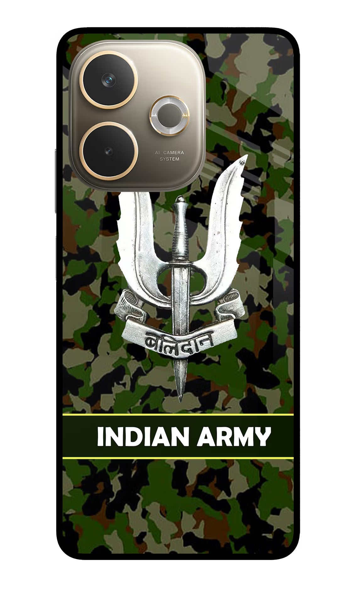Balidan Indian Logo Oppo A5 Pro 5G Glass Case