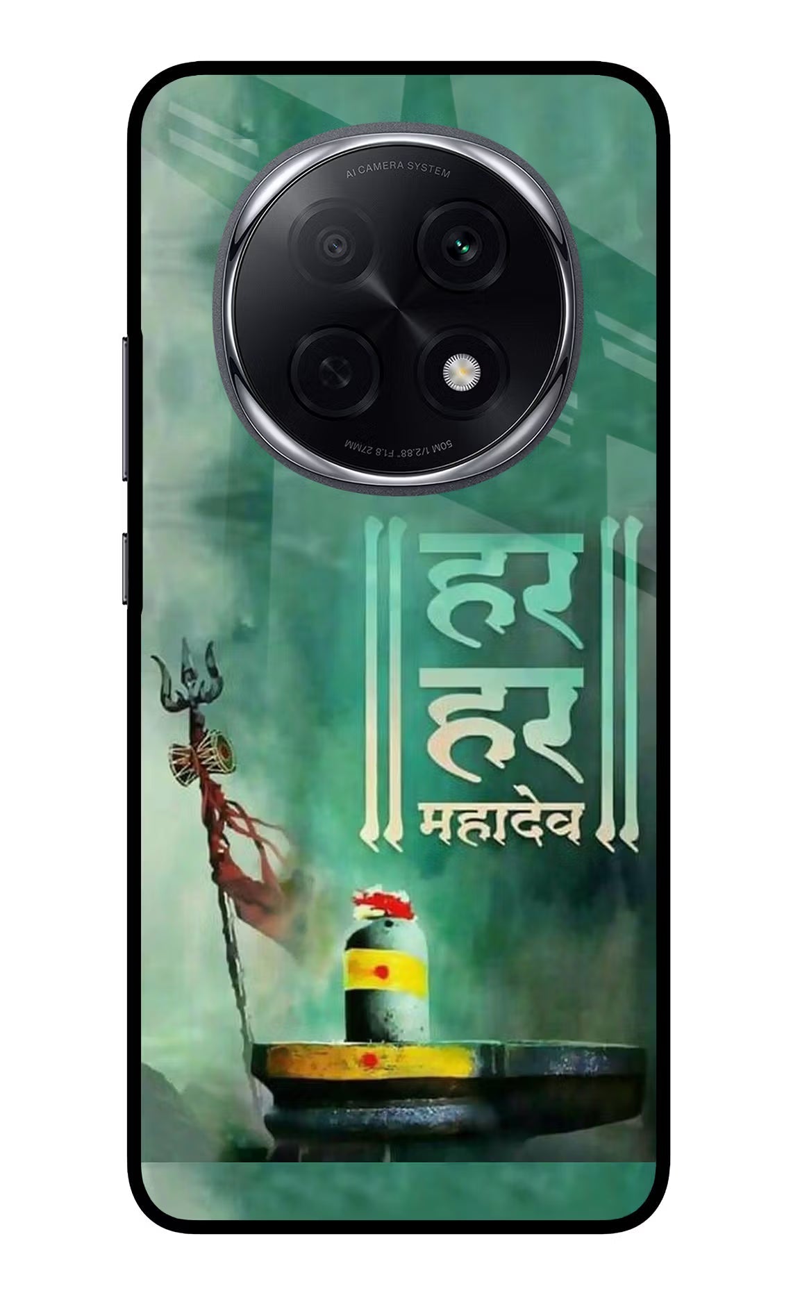 Har Har Mahadev Shivling Oppo F29 Pro 5G Glass Case