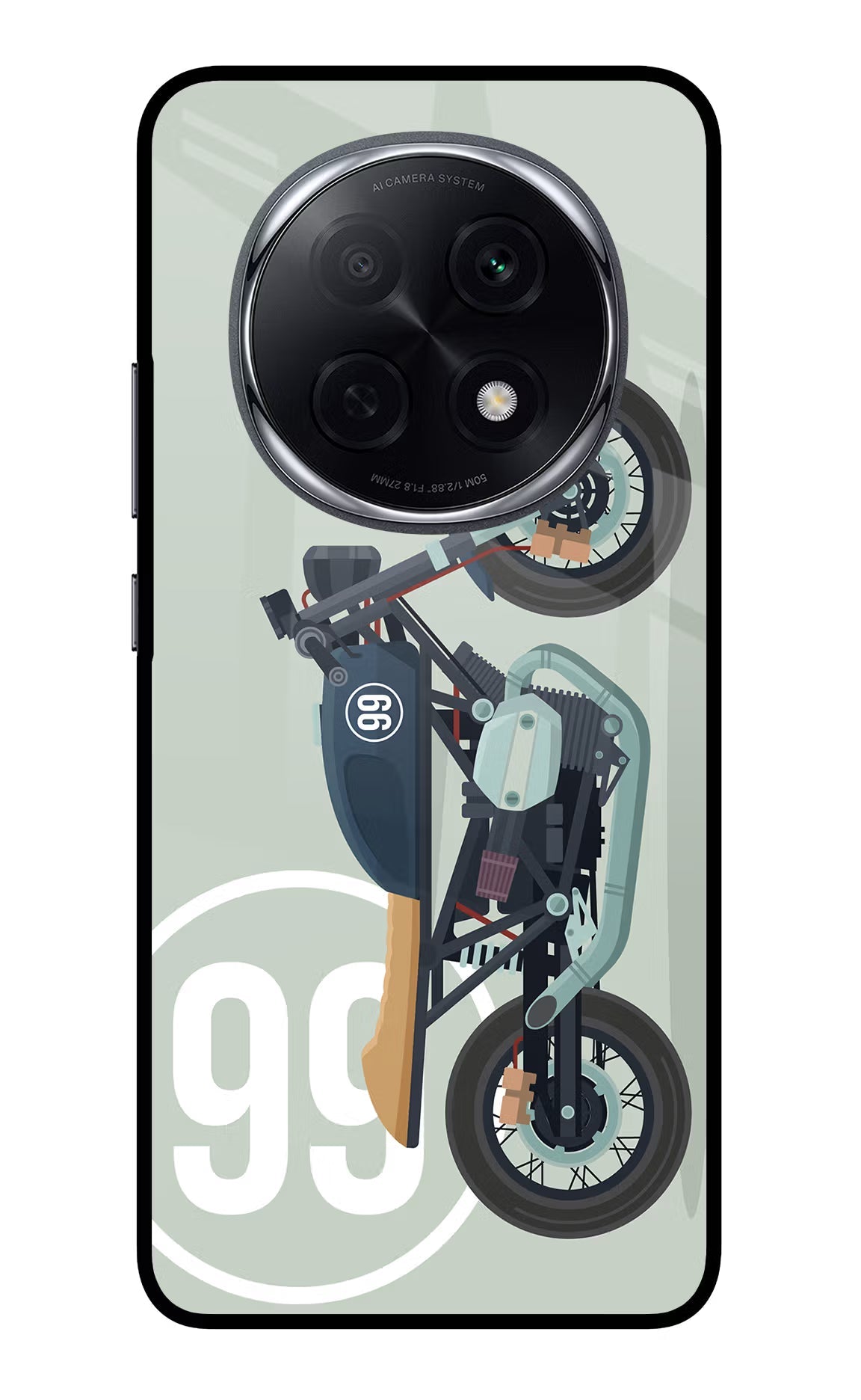 Classic Cafe Racer 99 Oppo F29 Pro 5G Glass Case