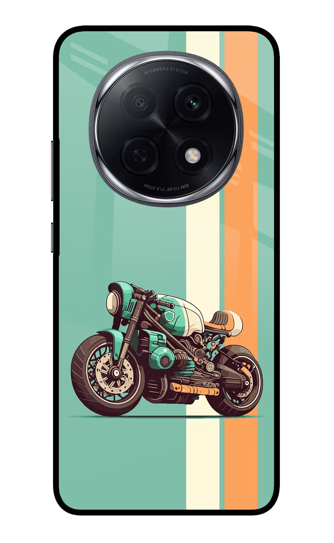 Striped Moto Drift Oppo F29 Pro 5G Glass Case