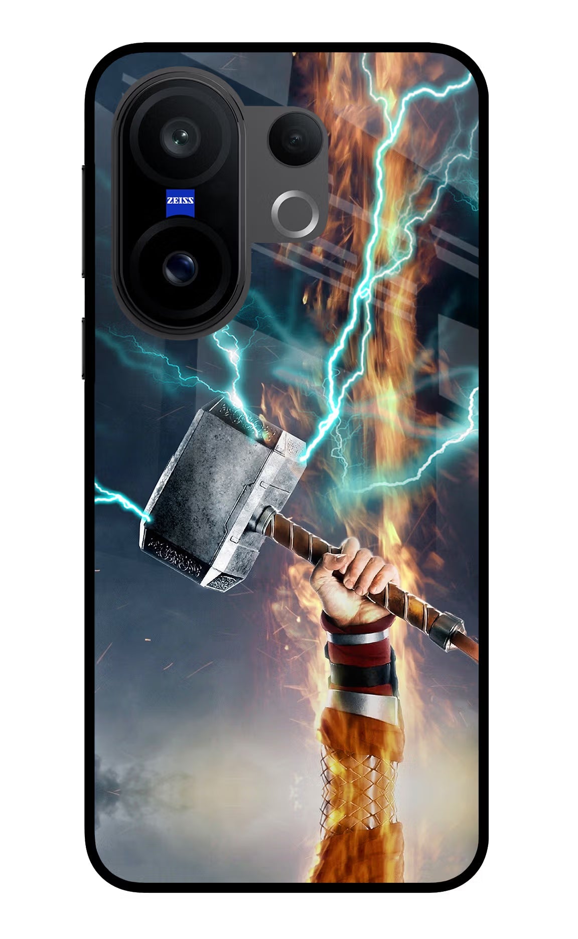 Thor Hammer Mjolnir Vivo X200 FE Glass Case