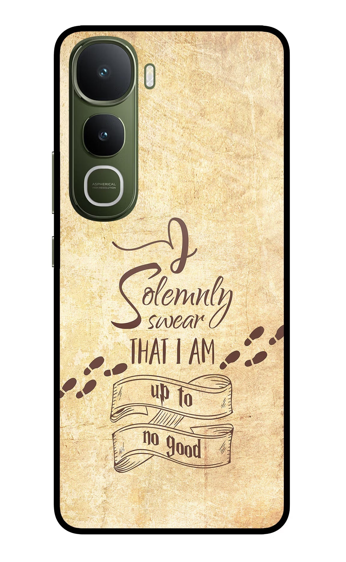 I Solemnly swear that i up to no good Vivo Y400 5G Glass Case
