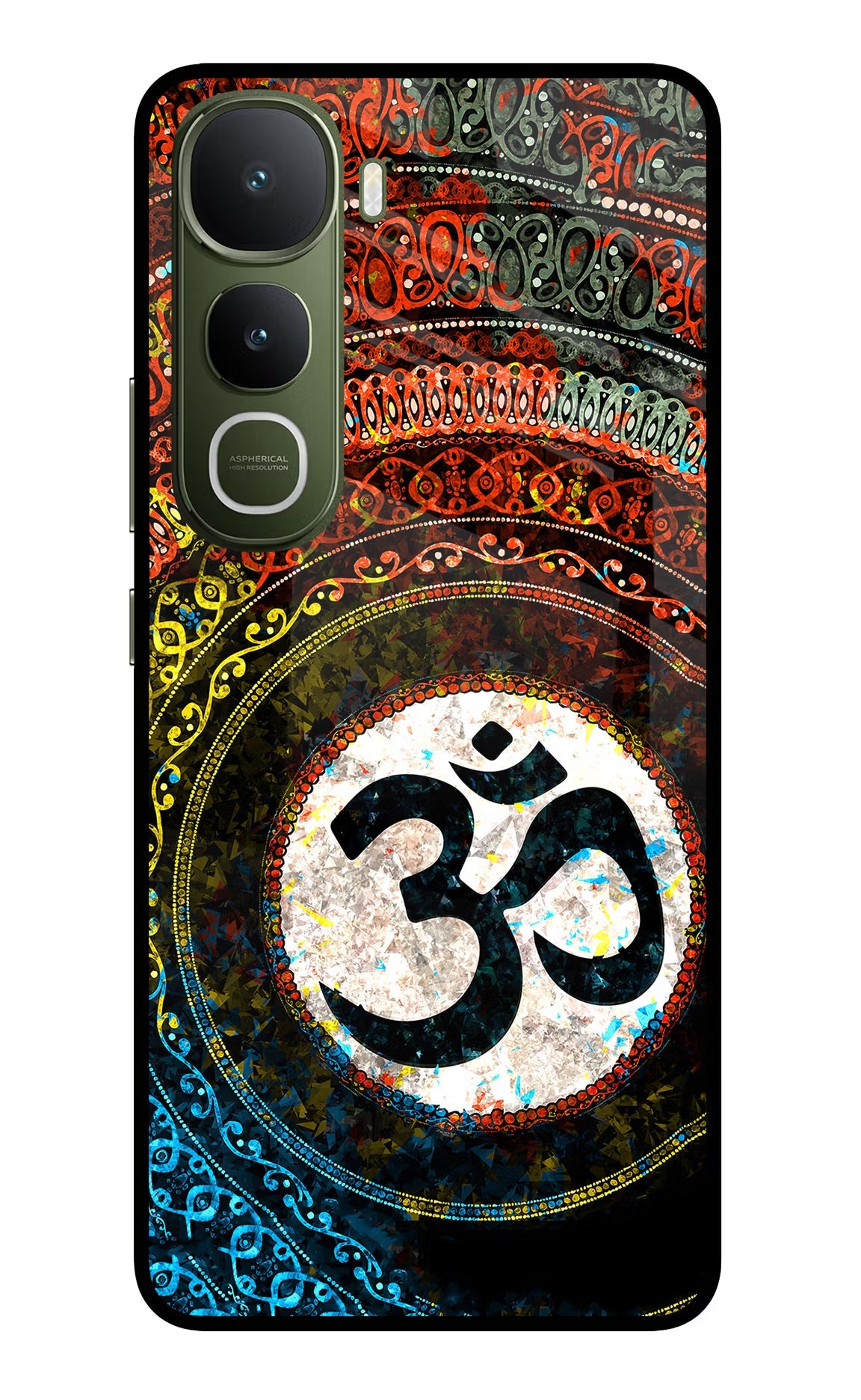 Om Cultural Vivo Y400 5G Glass Case