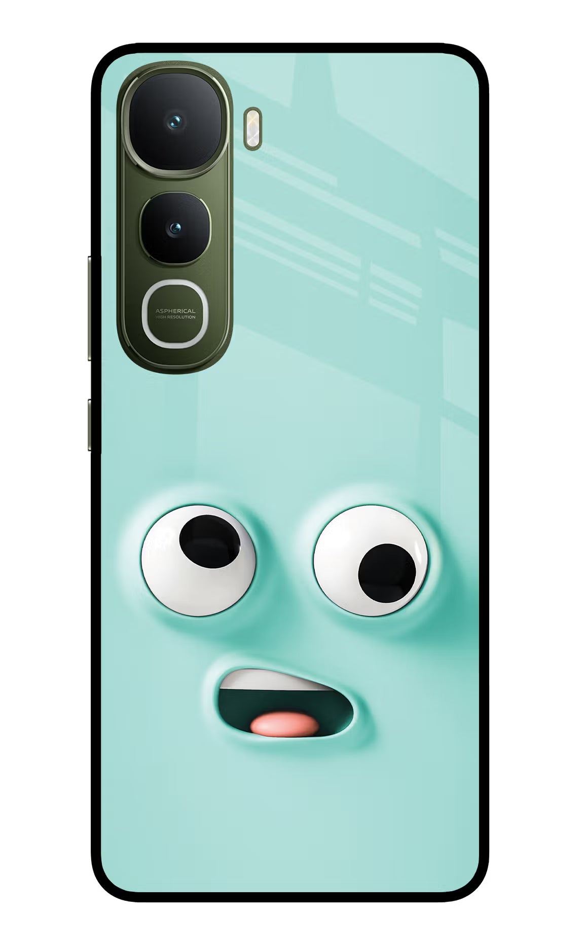 Funny Cartoon Vivo Y400 5G Glass Case