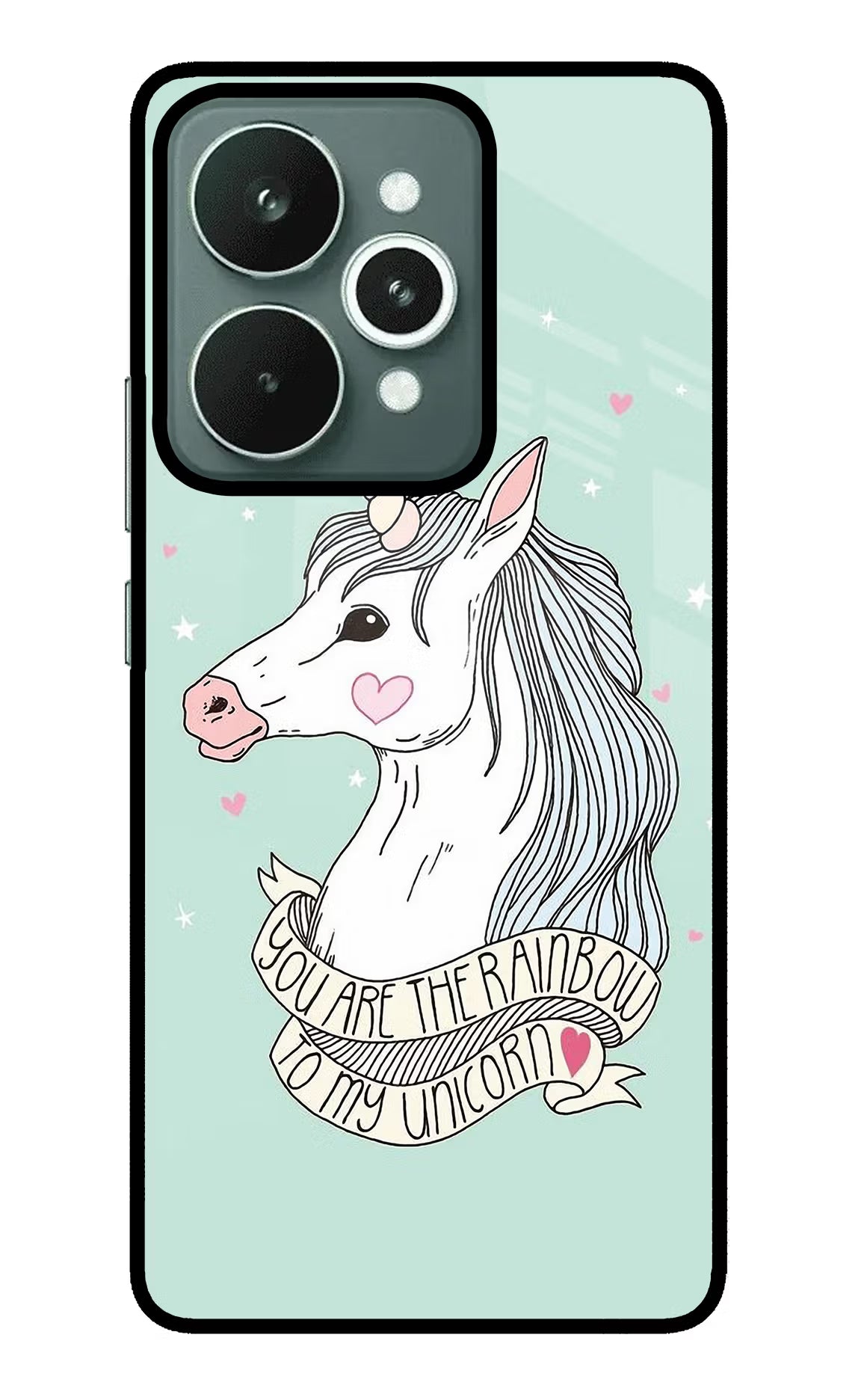 Unicorn Wallpaper Realme 15 Glass Case
