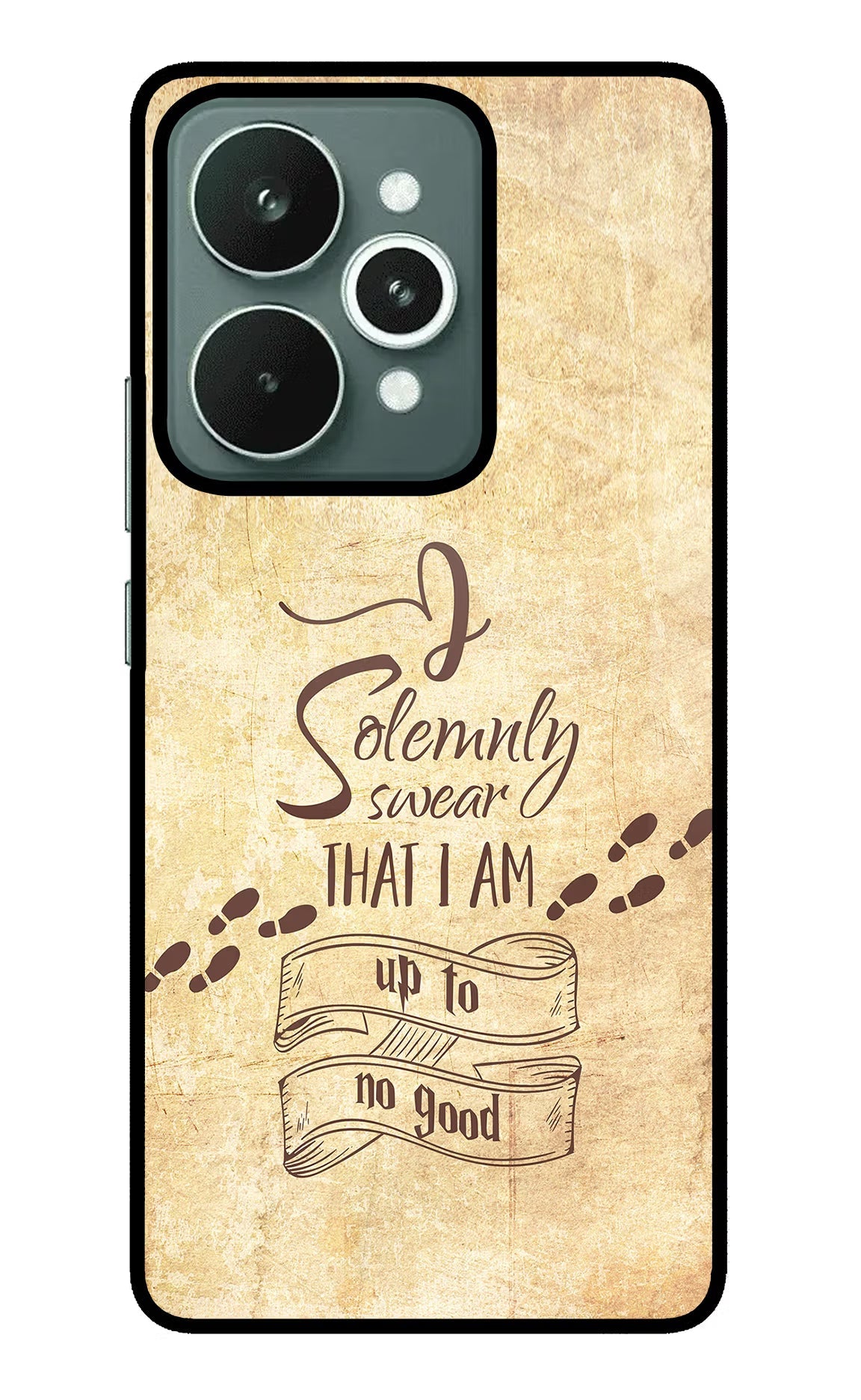I Solemnly swear that i up to no good Realme 15 Glass Case