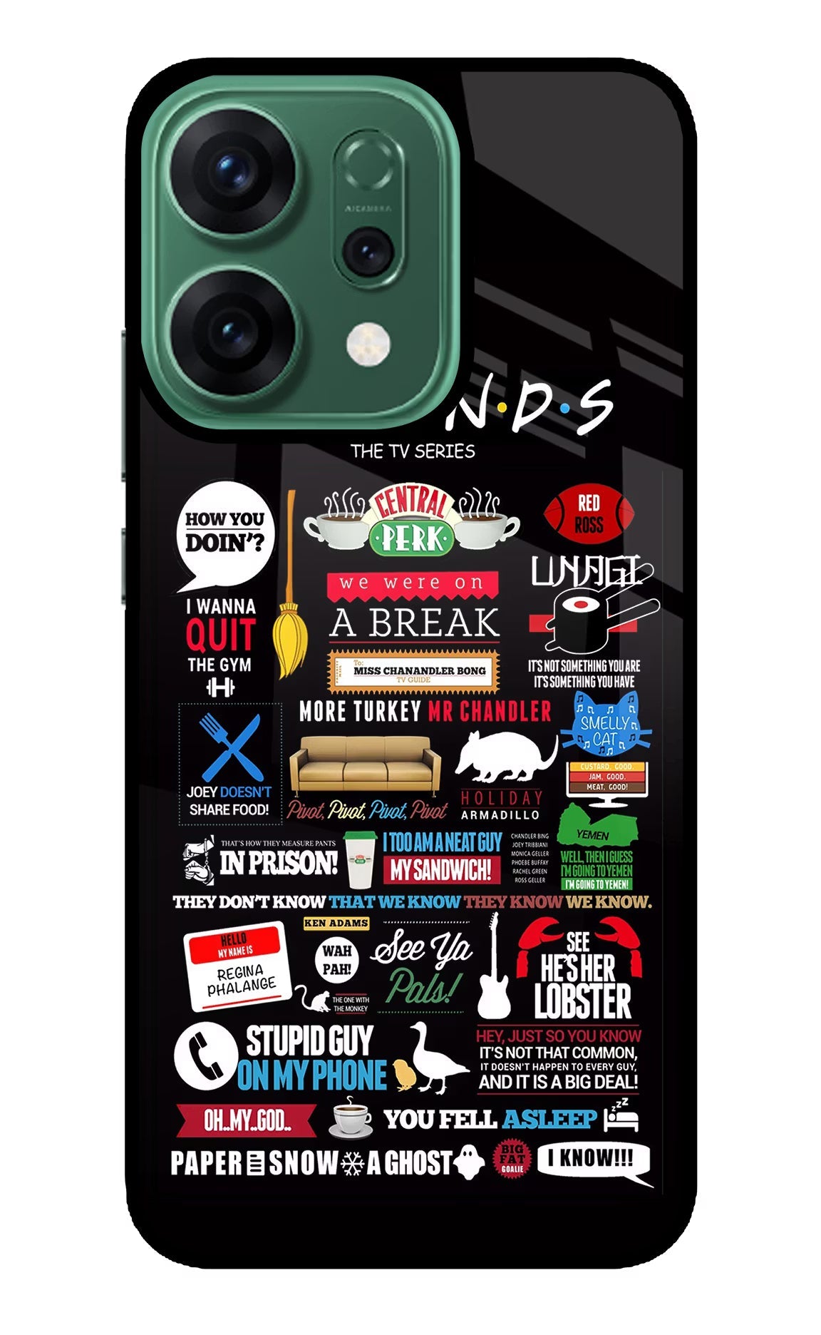 FRIENDS Oppo Reno14 5G Glass Case