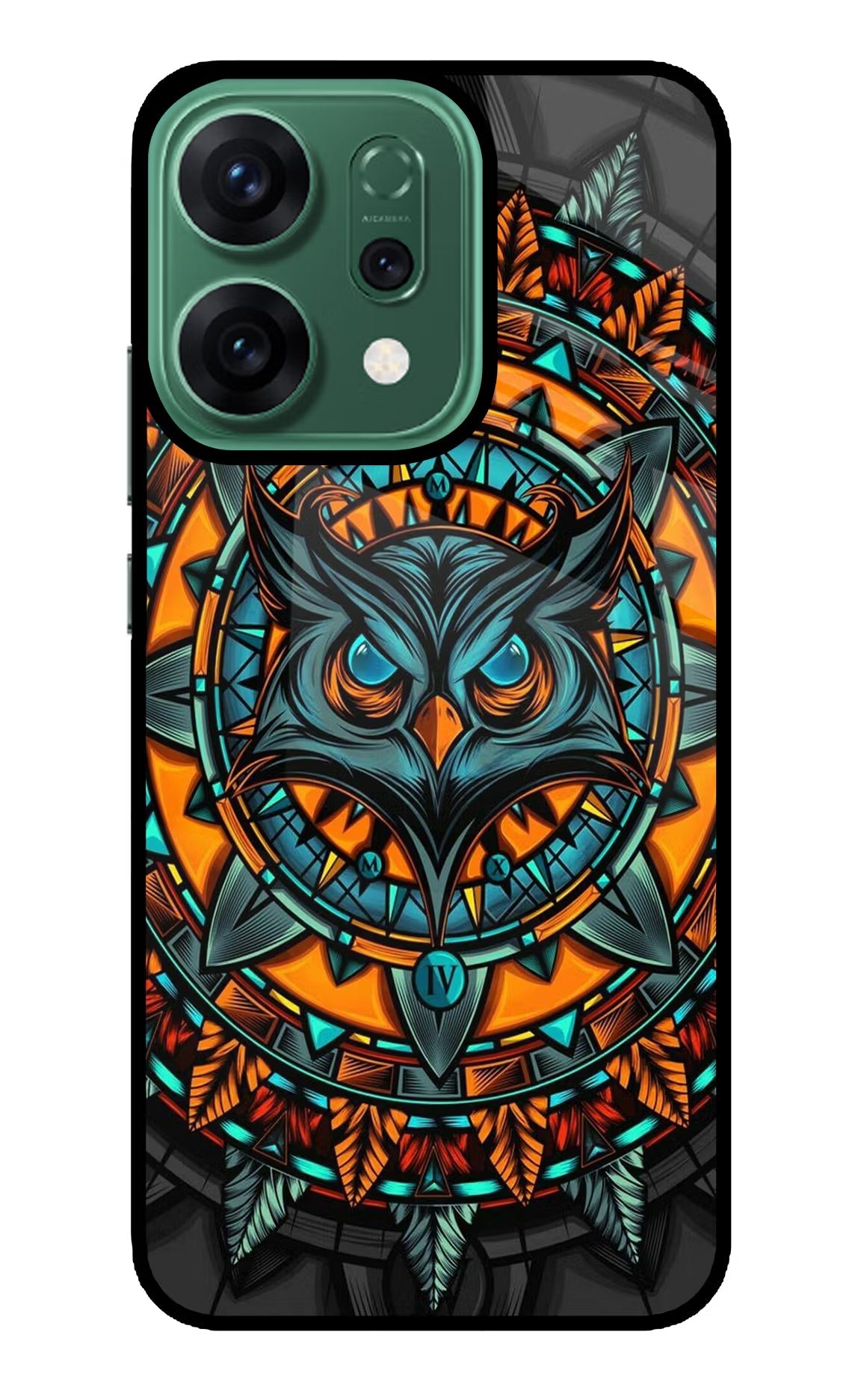 Angry Owl Art Oppo Reno14 5G Back Cover