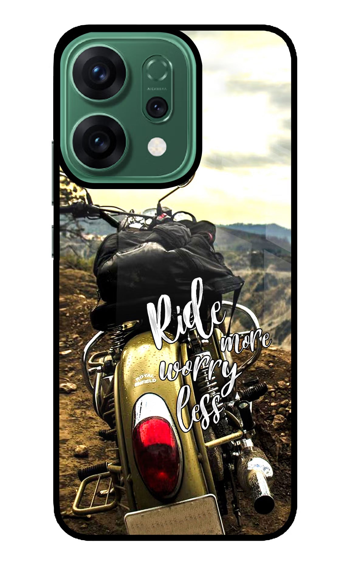 Ride More Worry Less Oppo Reno14 5G Back Cover