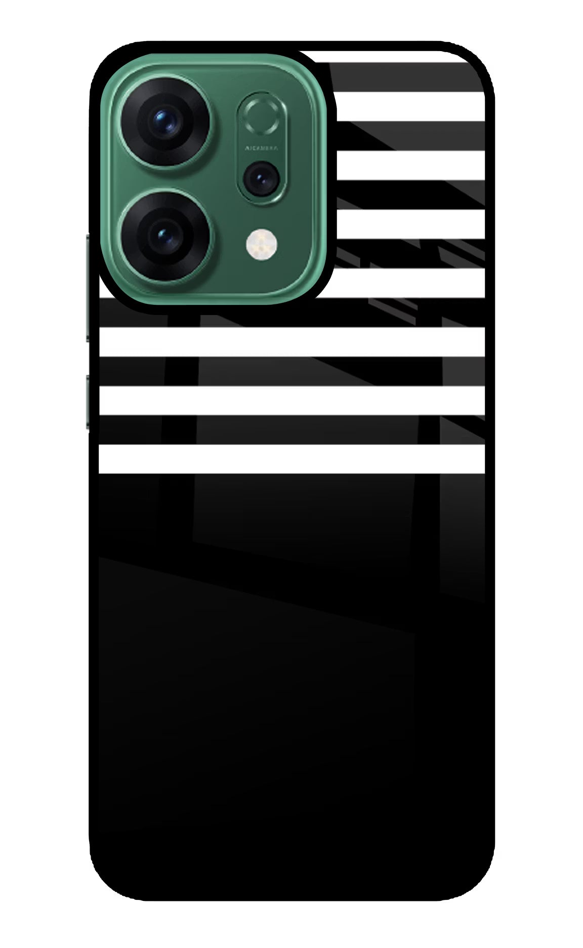 Black and White Print Oppo Reno14 5G Back Cover