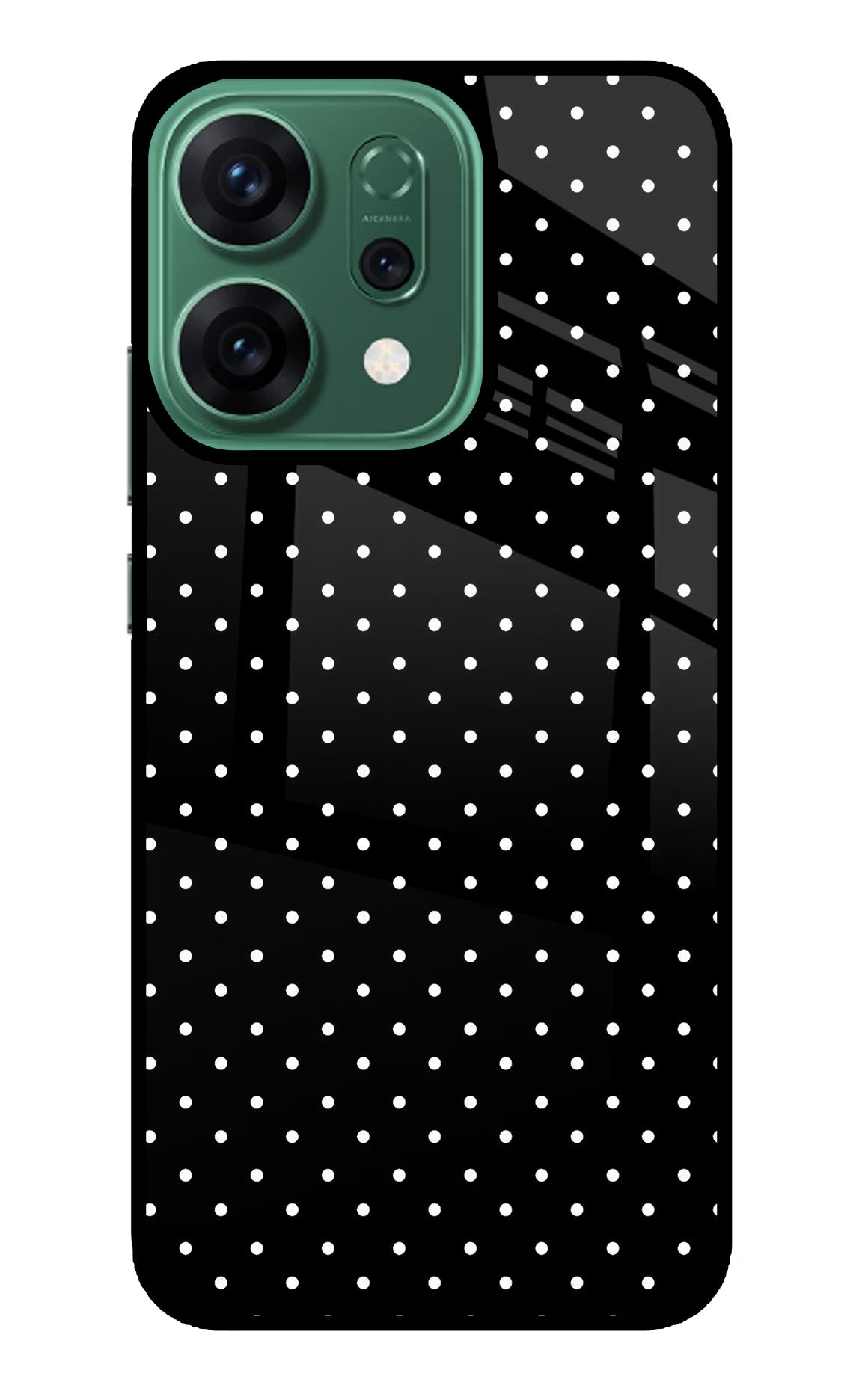 White Dots Oppo Reno14 5G Back Cover