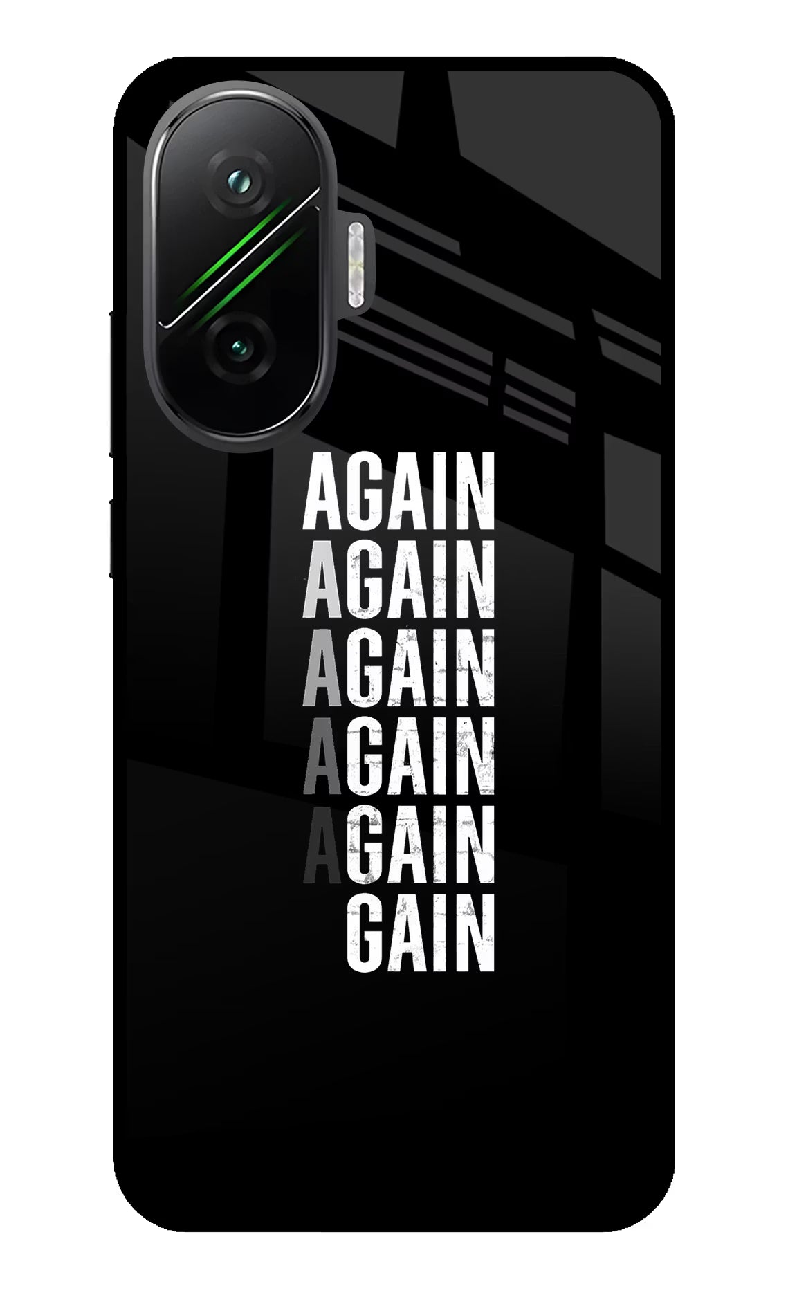 Again Again Gain Poco F7 5G Glass Case