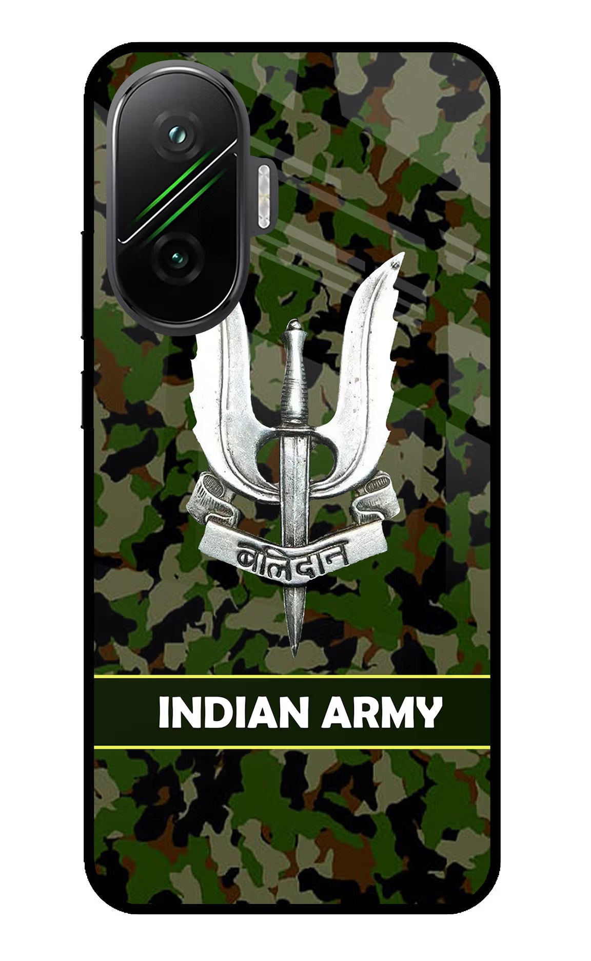 Balidan Indian Logo Poco F7 5G Glass Case