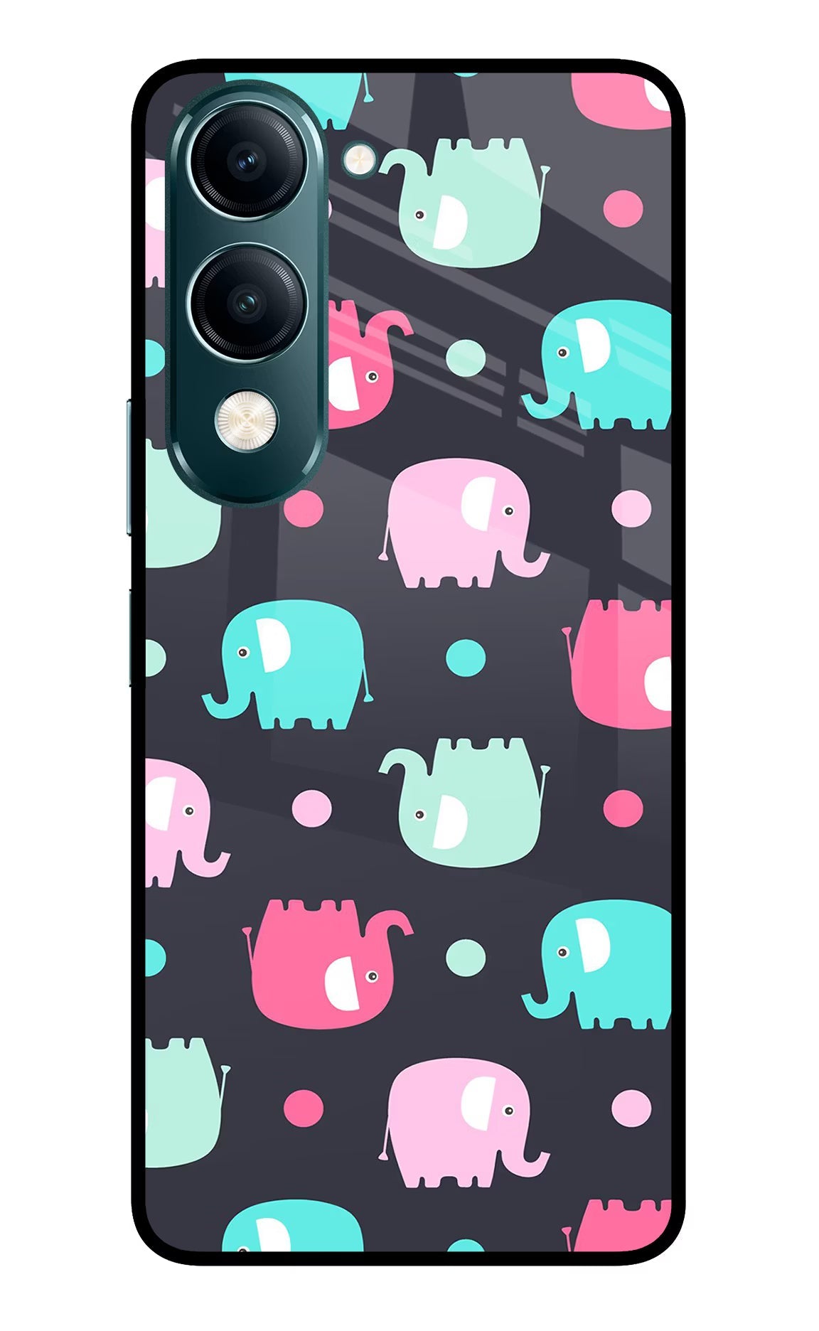 Elephants Vivo Y19s 5G Back Cover
