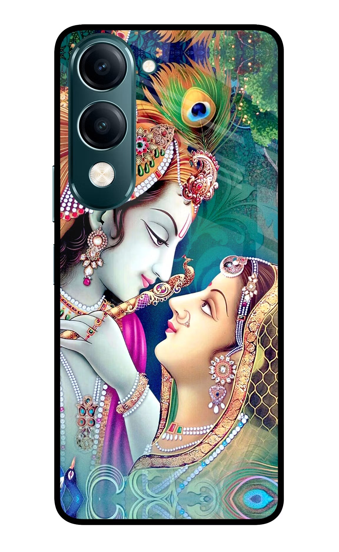 Lord Radha Krishna Vivo Y19s 5G Glass Case