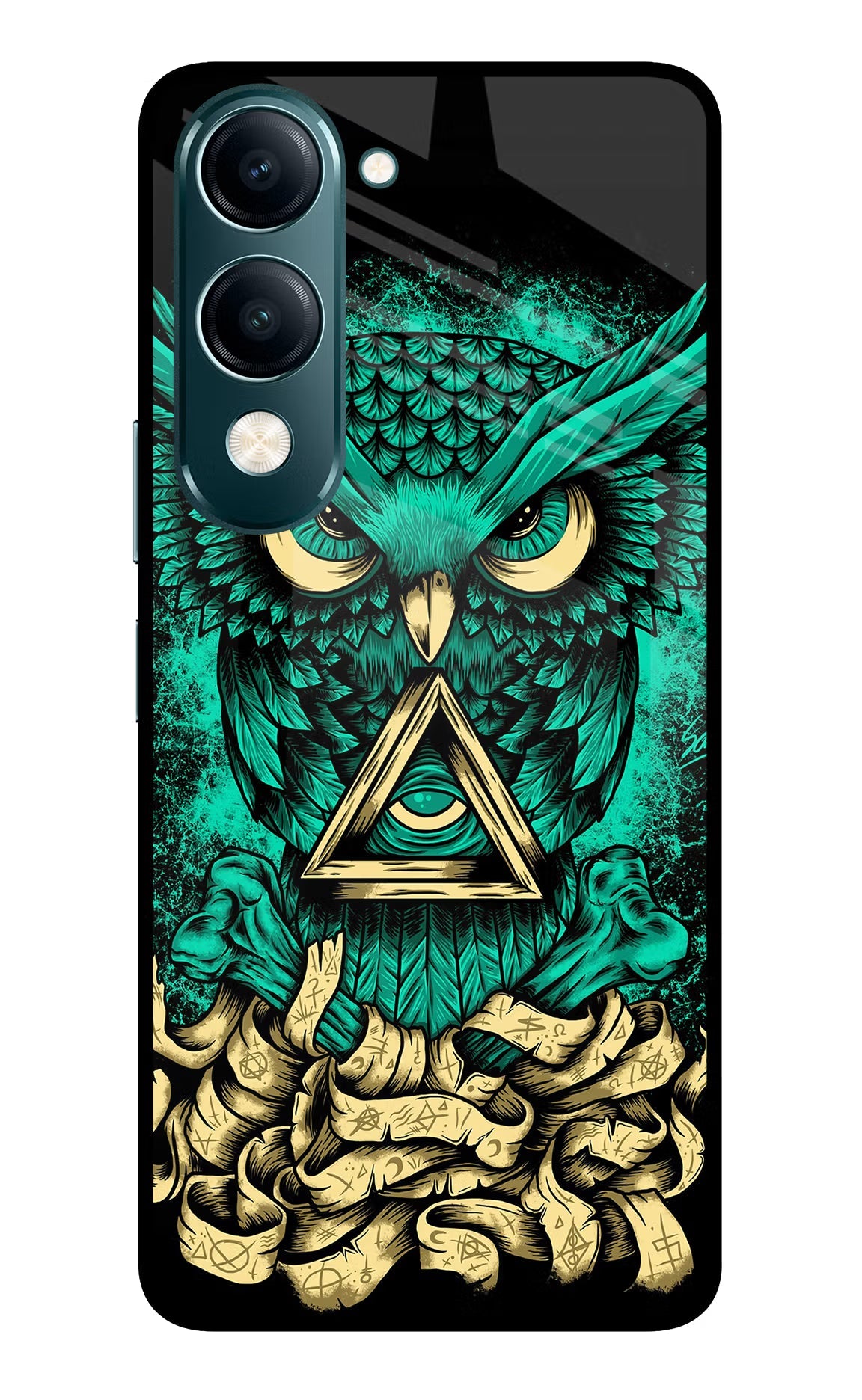 Green Owl Vivo Y19s 5G Back Cover