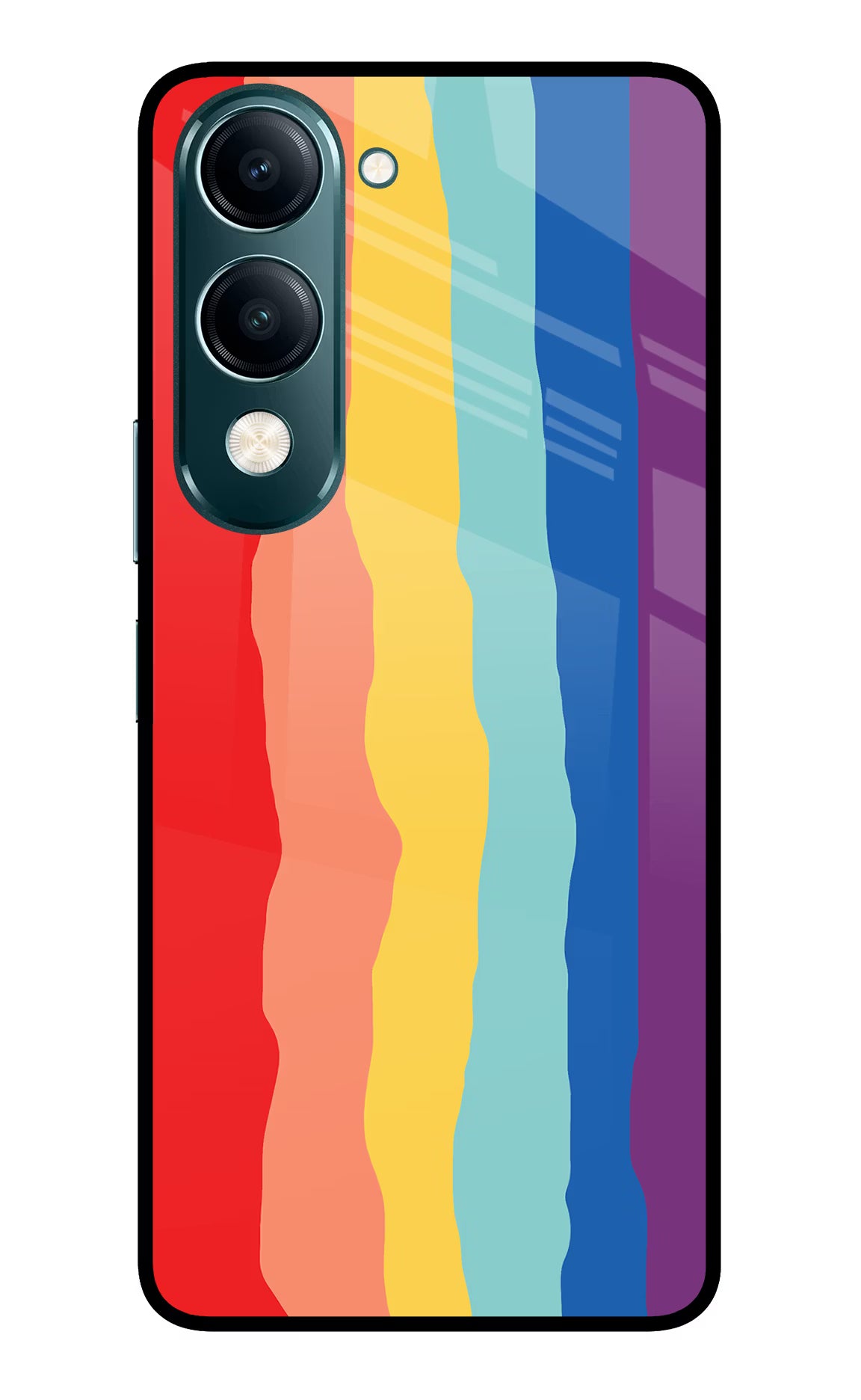 Rainbow Vivo Y19s 5G Glass Case