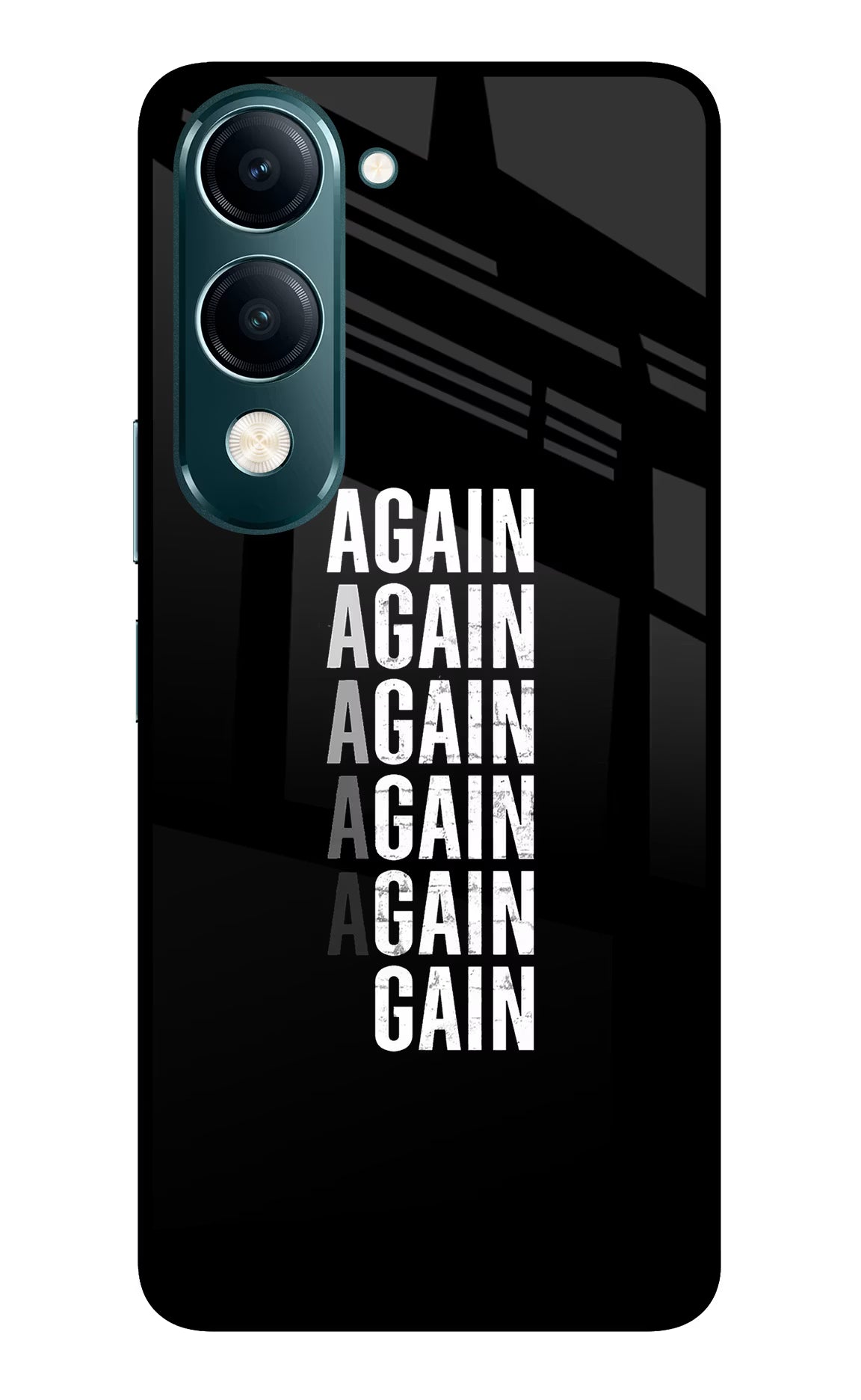 Again Again Gain Vivo Y19s 5G Glass Case