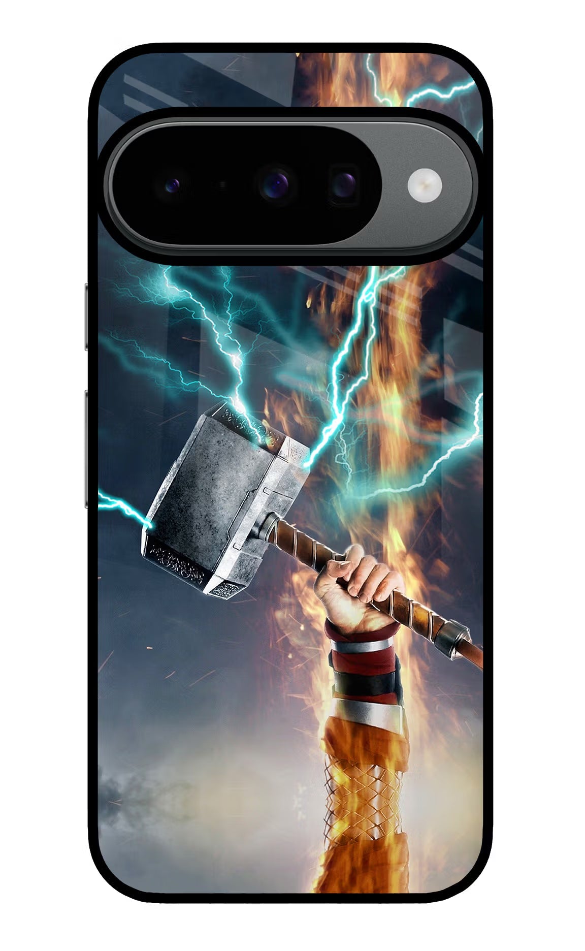 Thor Hammer Mjolnir Google Pixel 10 Glass Case