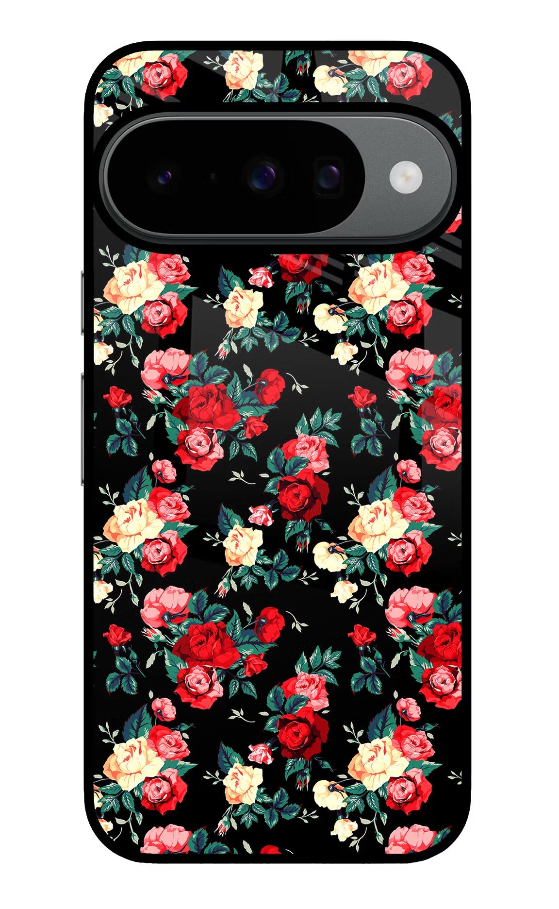 Rose Pattern Google Pixel 10 Back Cover