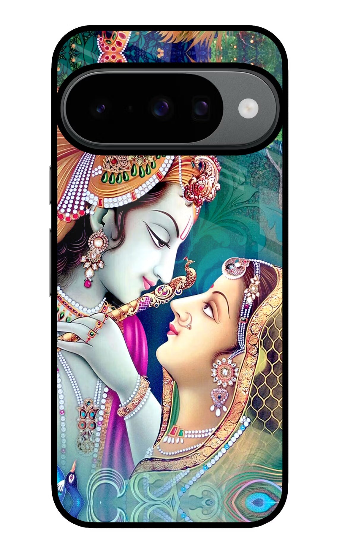 Lord Radha Krishna Google Pixel 10 Glass Case