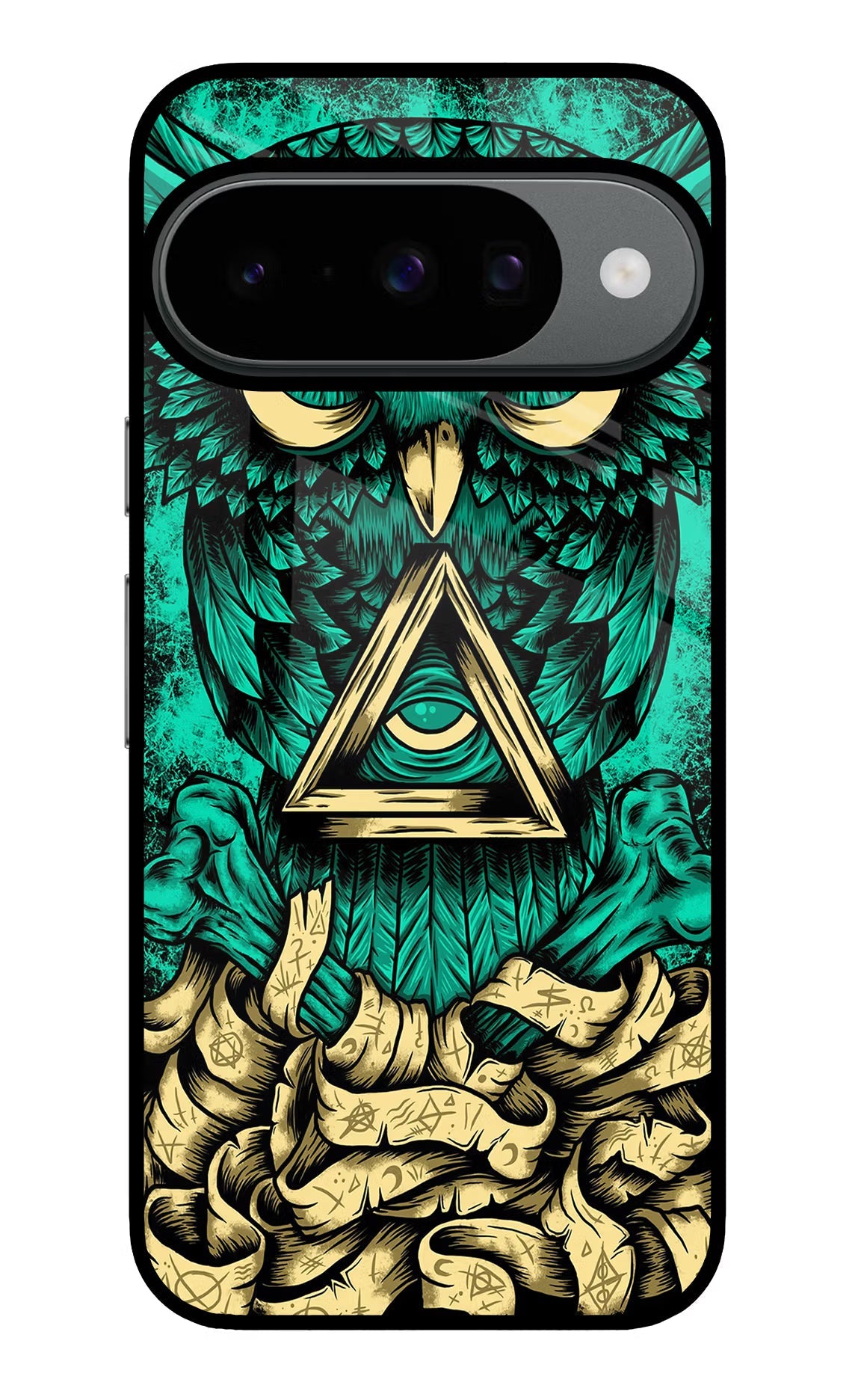 Green Owl Google Pixel 10 Back Cover