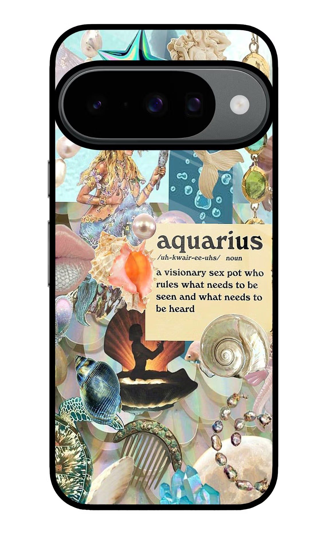 Aquarius Zodiac Google Pixel 10 Back Cover
