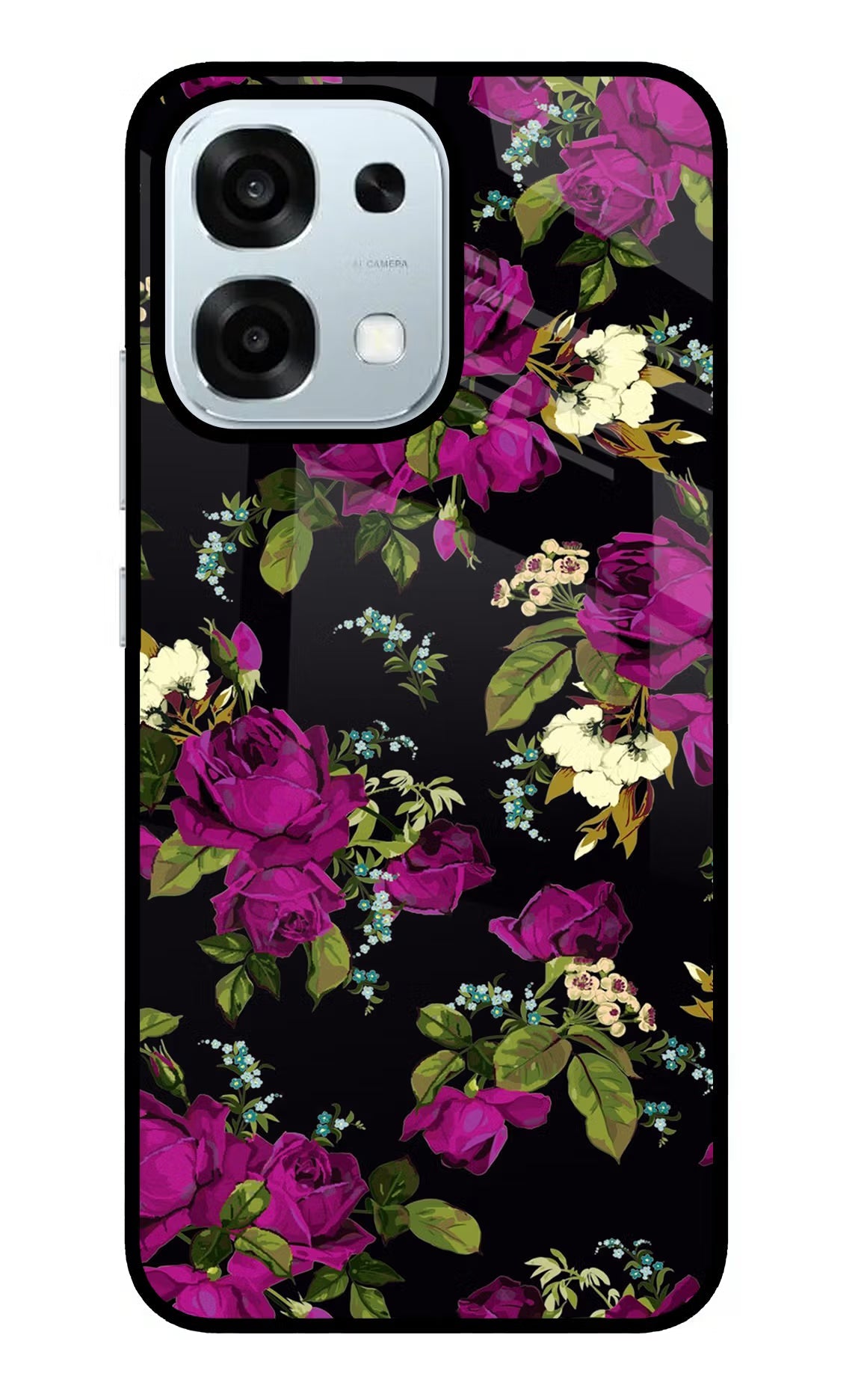 Flowers Oppo F31 5G Glass Case