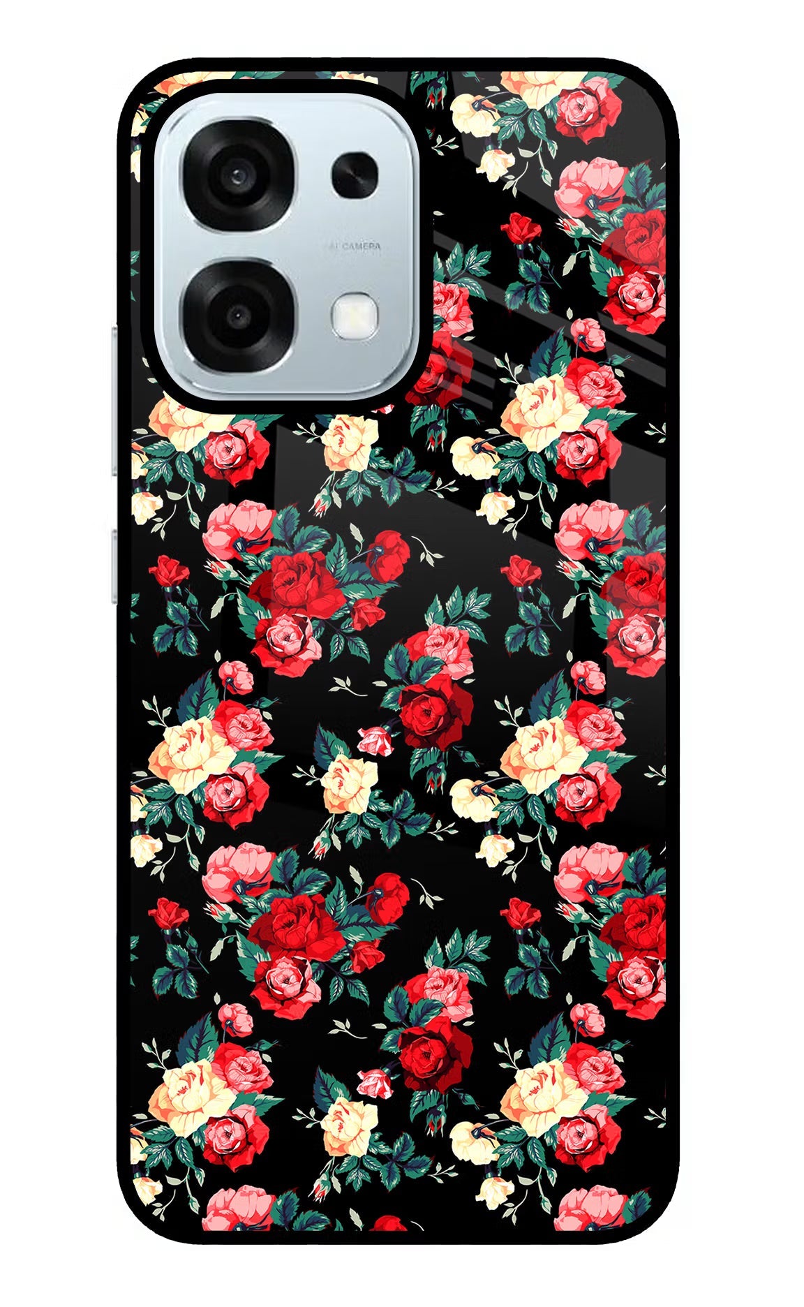 Rose Pattern Oppo F31 5G Back Cover