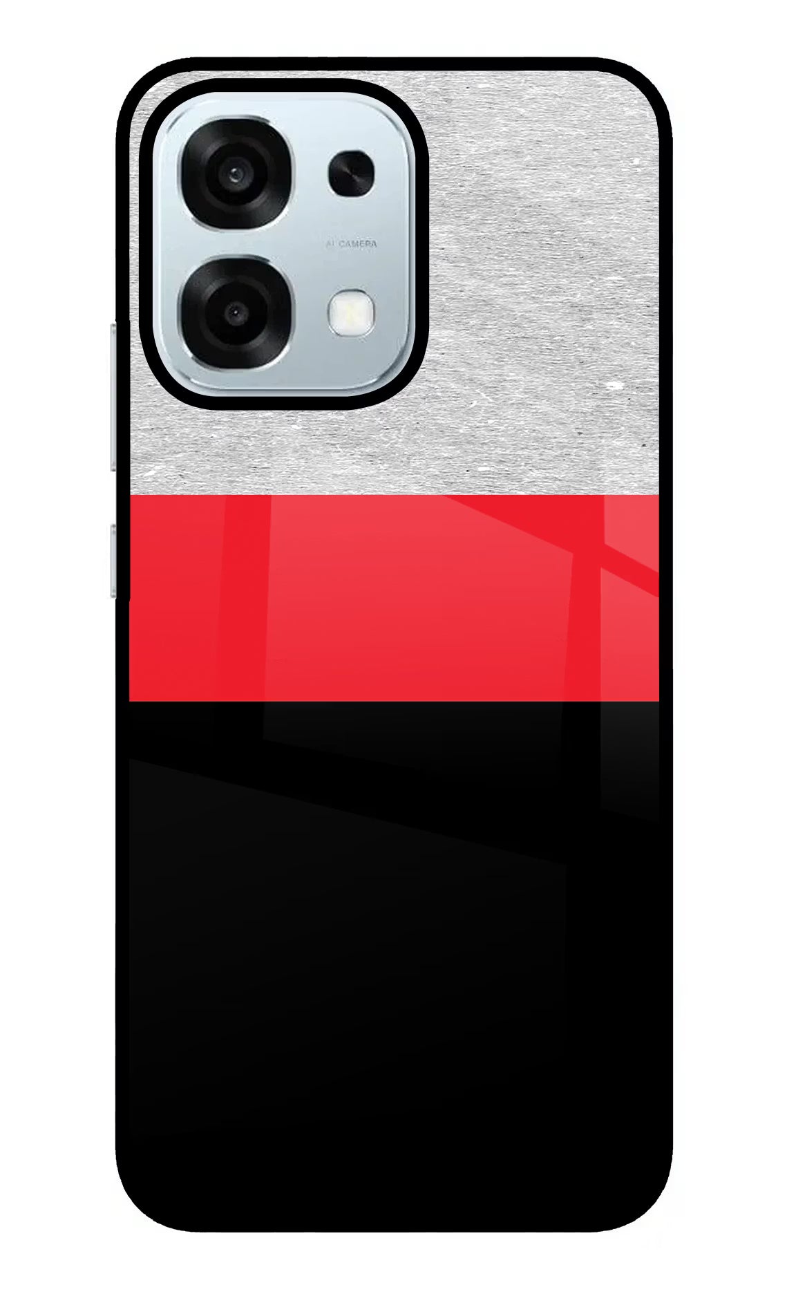 Tri Color Pattern Oppo F31 5G Back Cover