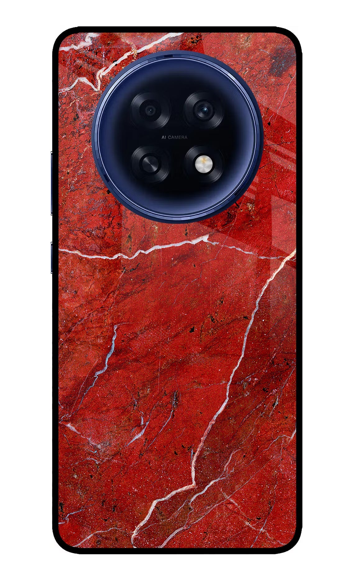 Red Marble Design Oppo F31 Pro Plus 5G Back Cover