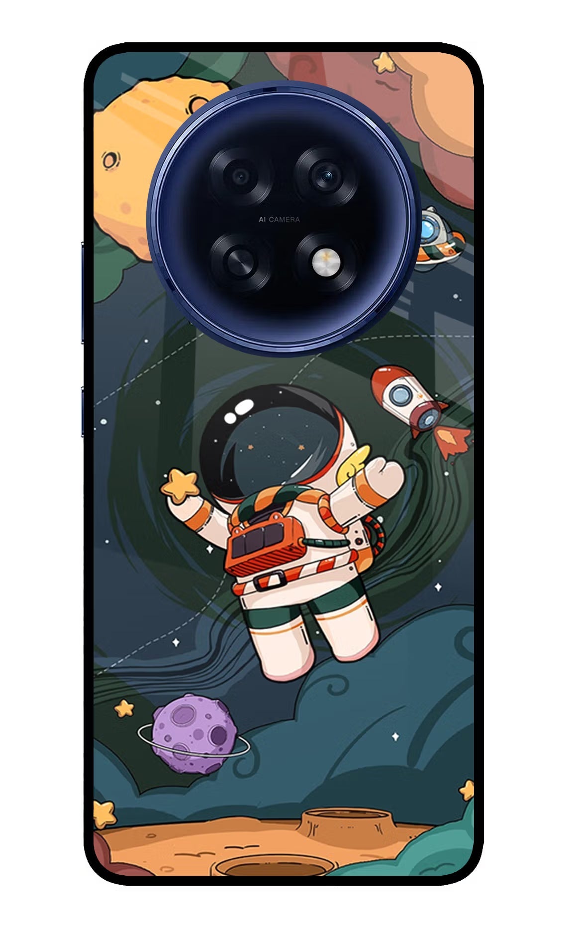 Cartoon Astronaut Oppo F31 Pro Plus 5G Back Cover