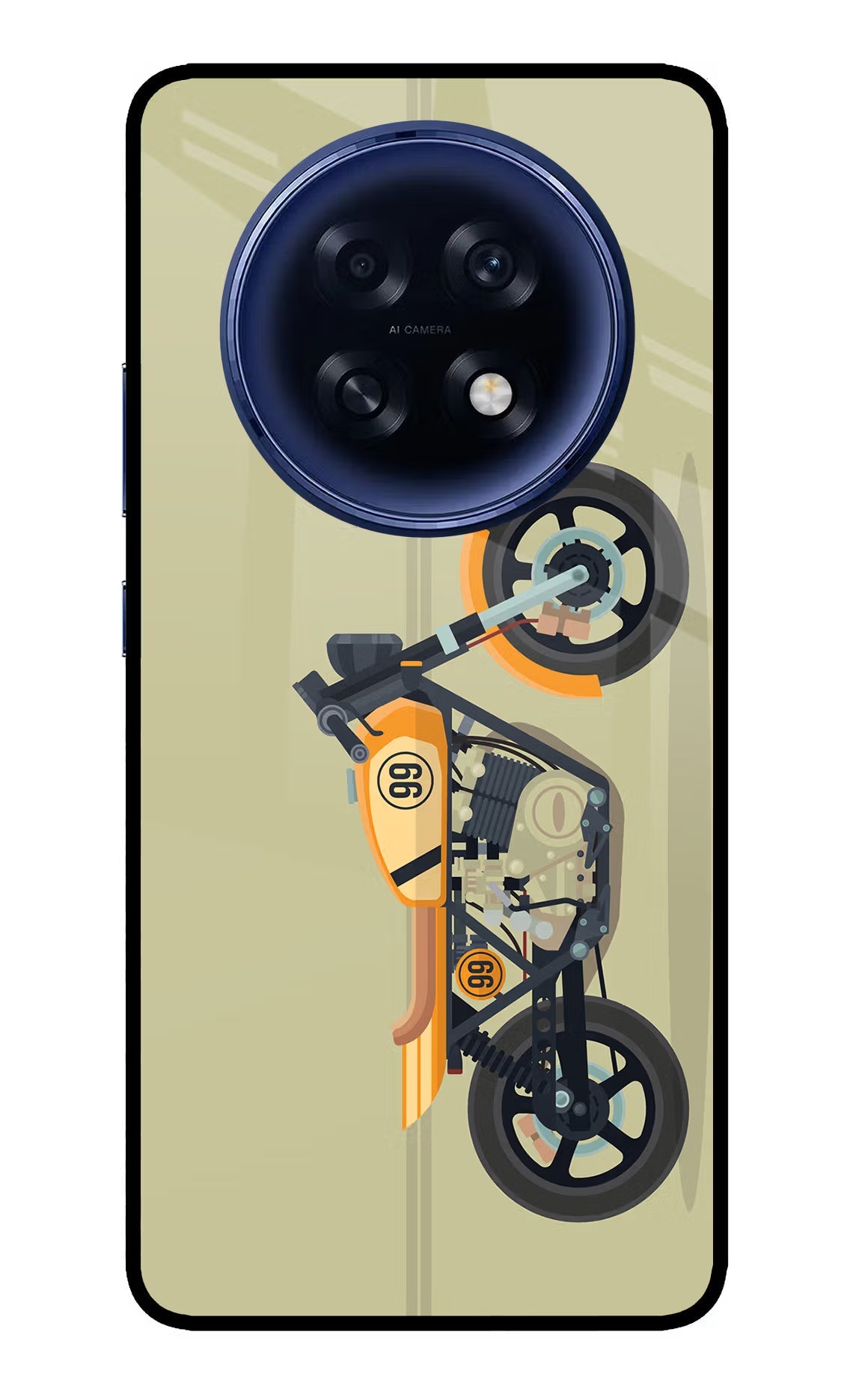 Vertical Speedster Oppo F31 Pro Plus 5G Glass Case