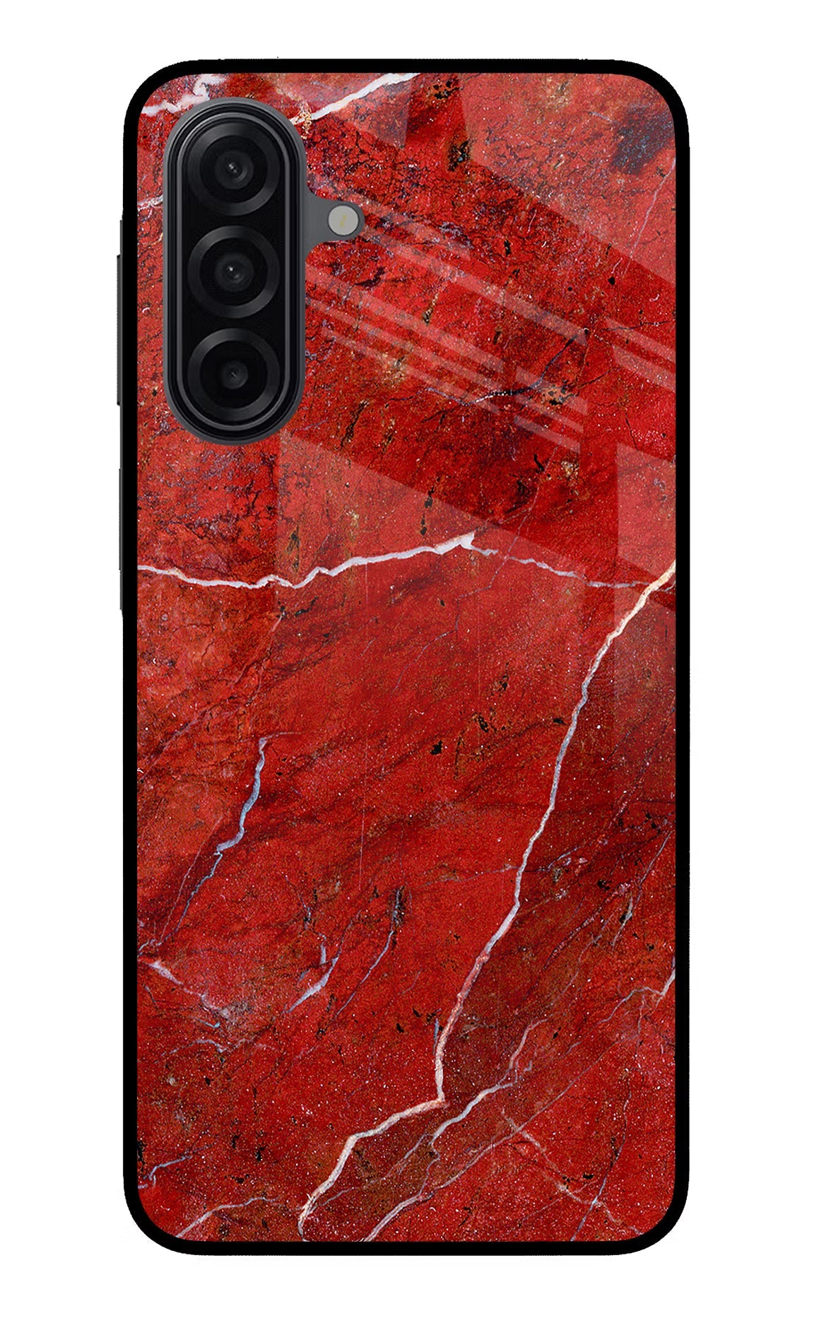 Red Marble Design Samsung A17 5G Back Cover