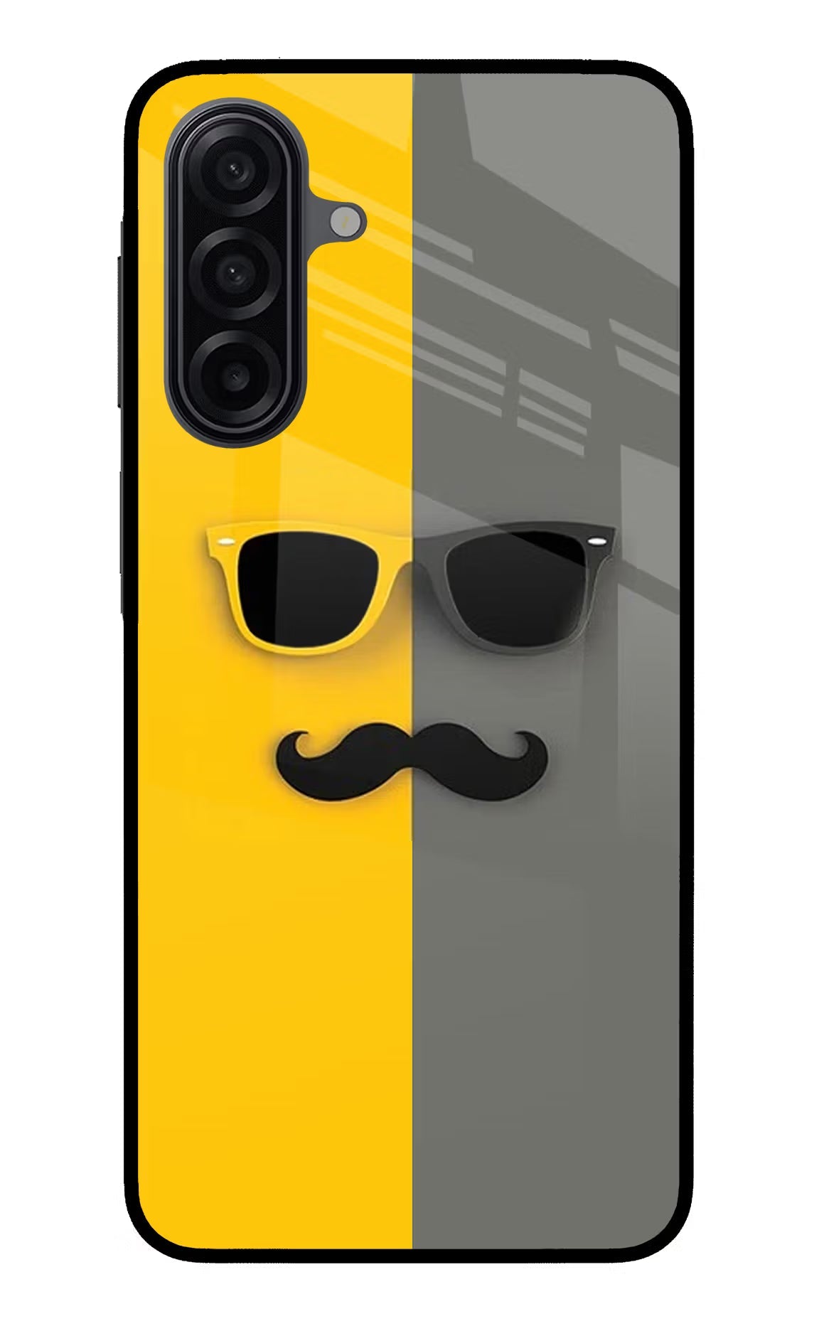 Sunglasses with Mustache Samsung A17 5G Back Cover