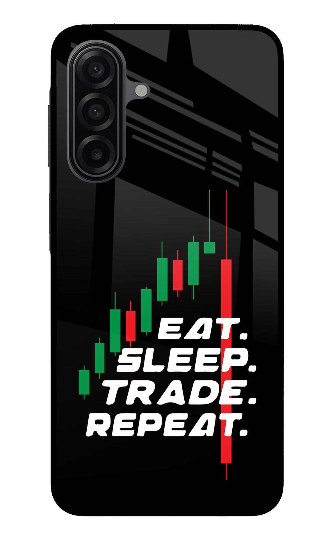 Eat Sleep Trade Repeat Samsung A17 5G Back Cover